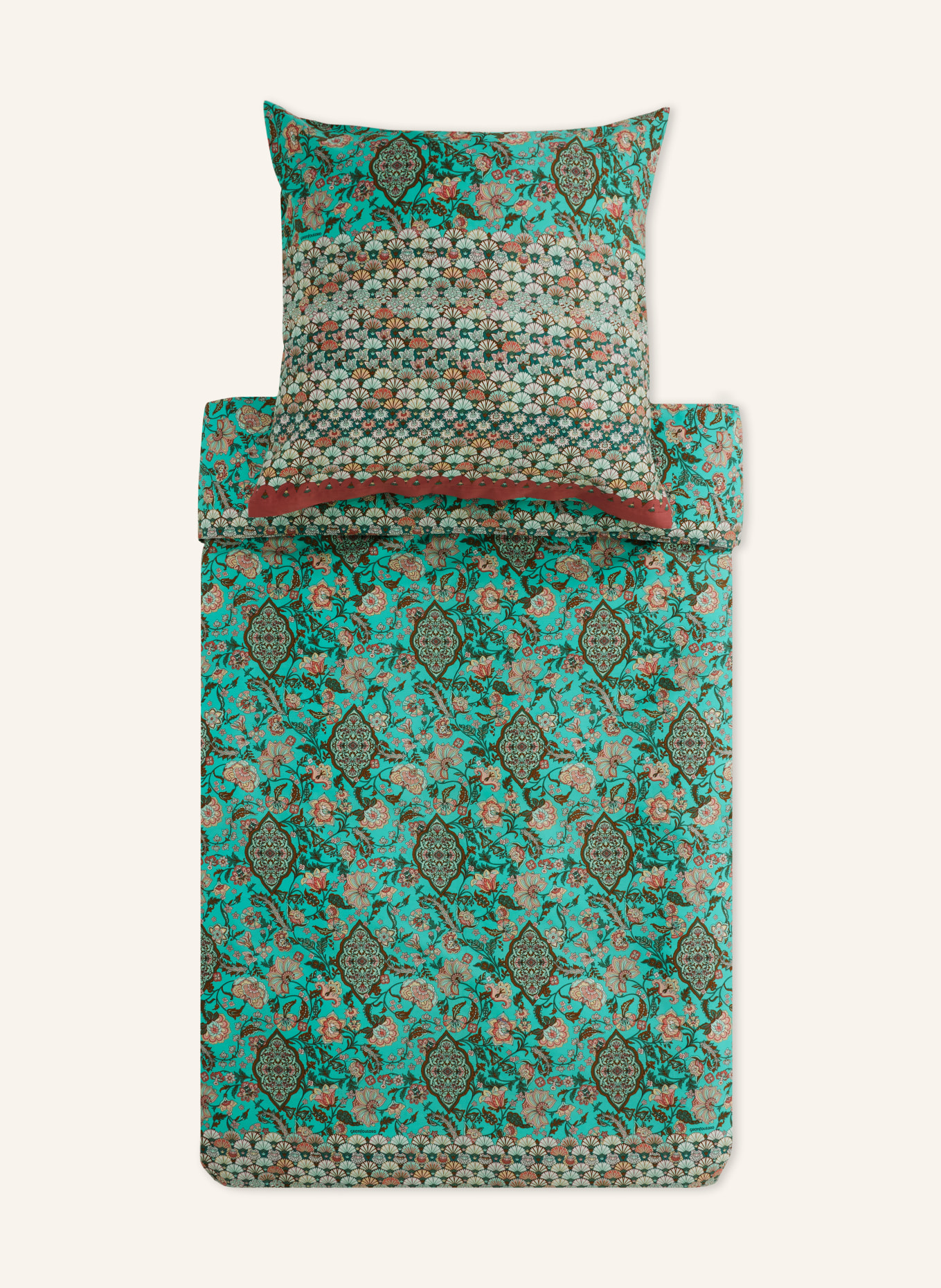 bassetti Pościel TIGULLIO: MIĘTOWY / JASNOCZERWONY / ZIELONY