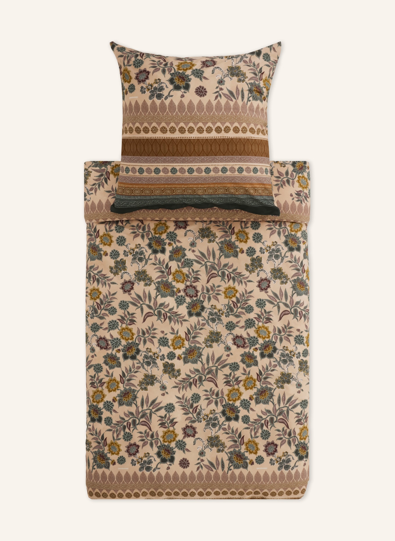 bassetti Linge de lit VARIGOTTI: CHAMEAU / MARRON FONCÉ / GROEN