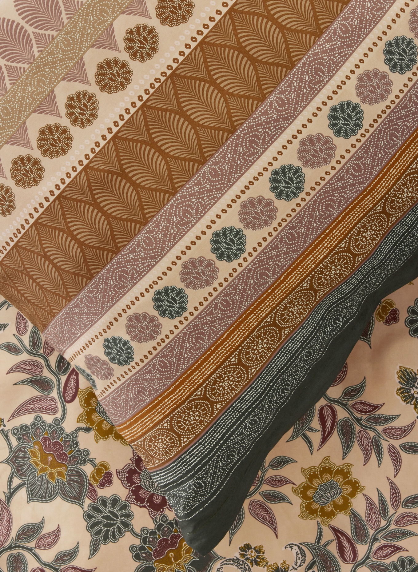 bassetti Linge de lit VARIGOTTI: CHAMEAU / MARRON FONCÉ / GROEN