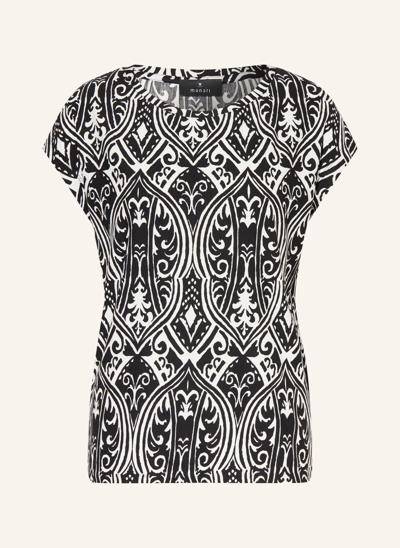 monari T-shirt: NOIR / BLANC