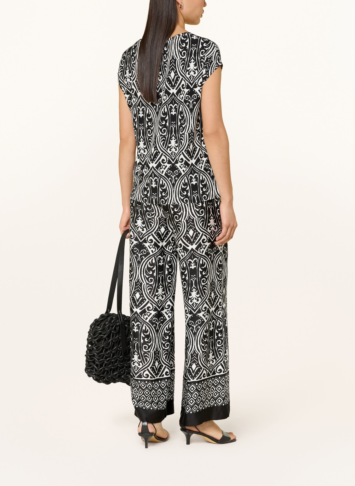 monari T-shirt: NOIR / BLANC