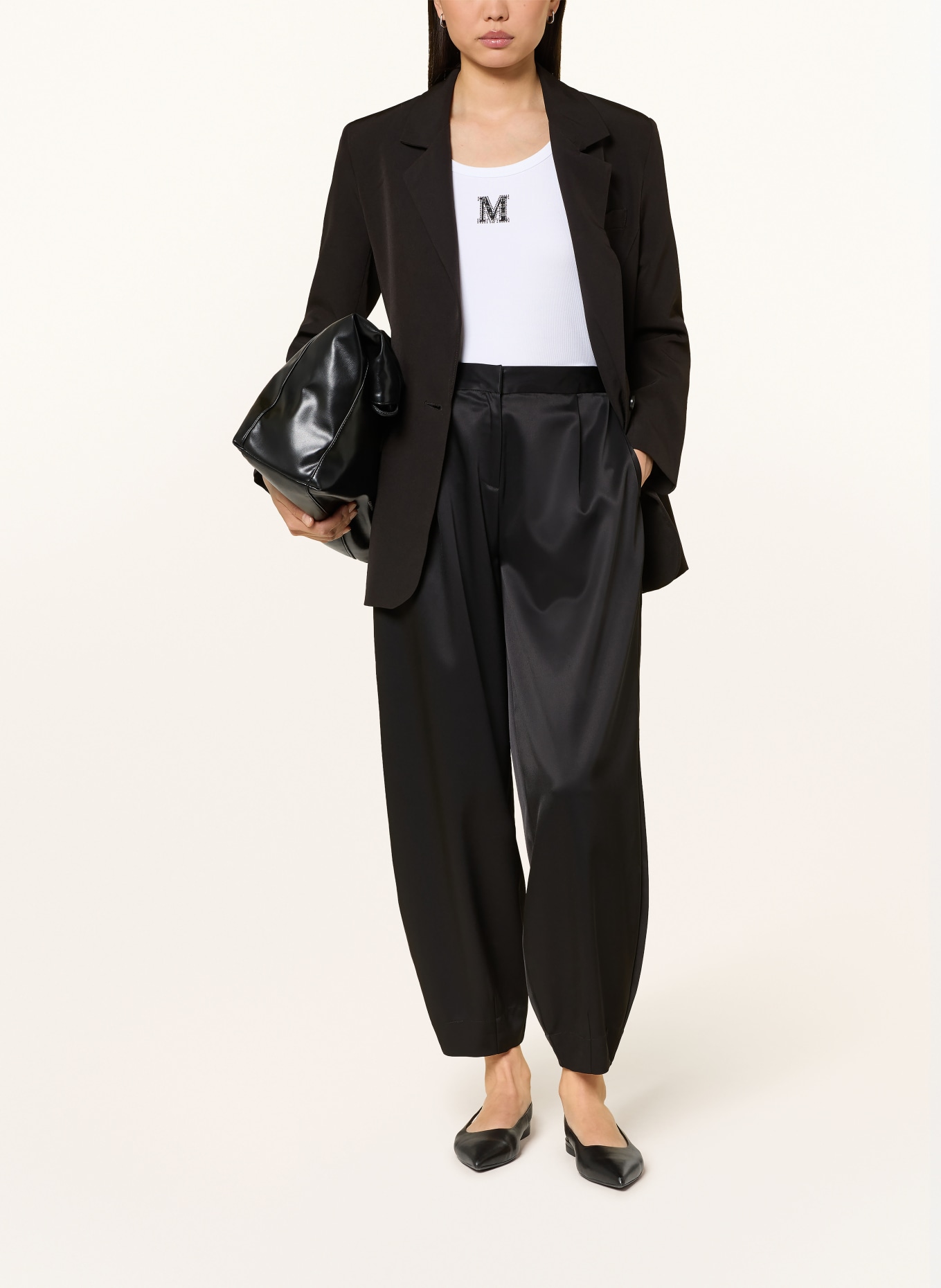 monari Haut orné de pierres précieuses: BLANC