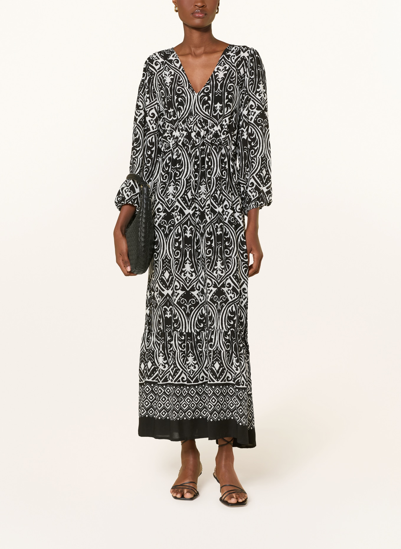 monari Kleid: WEISS / SCHWARZ