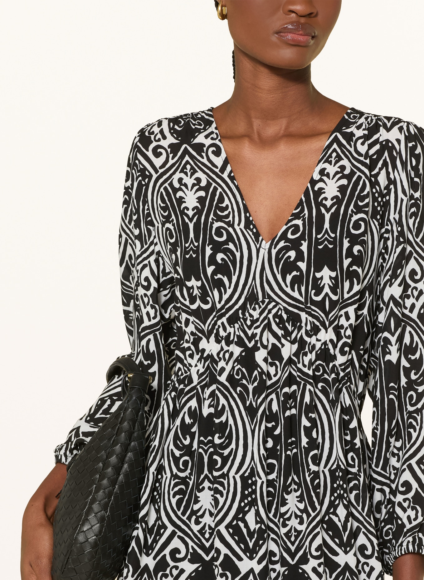 monari Kleid: WEISS / SCHWARZ