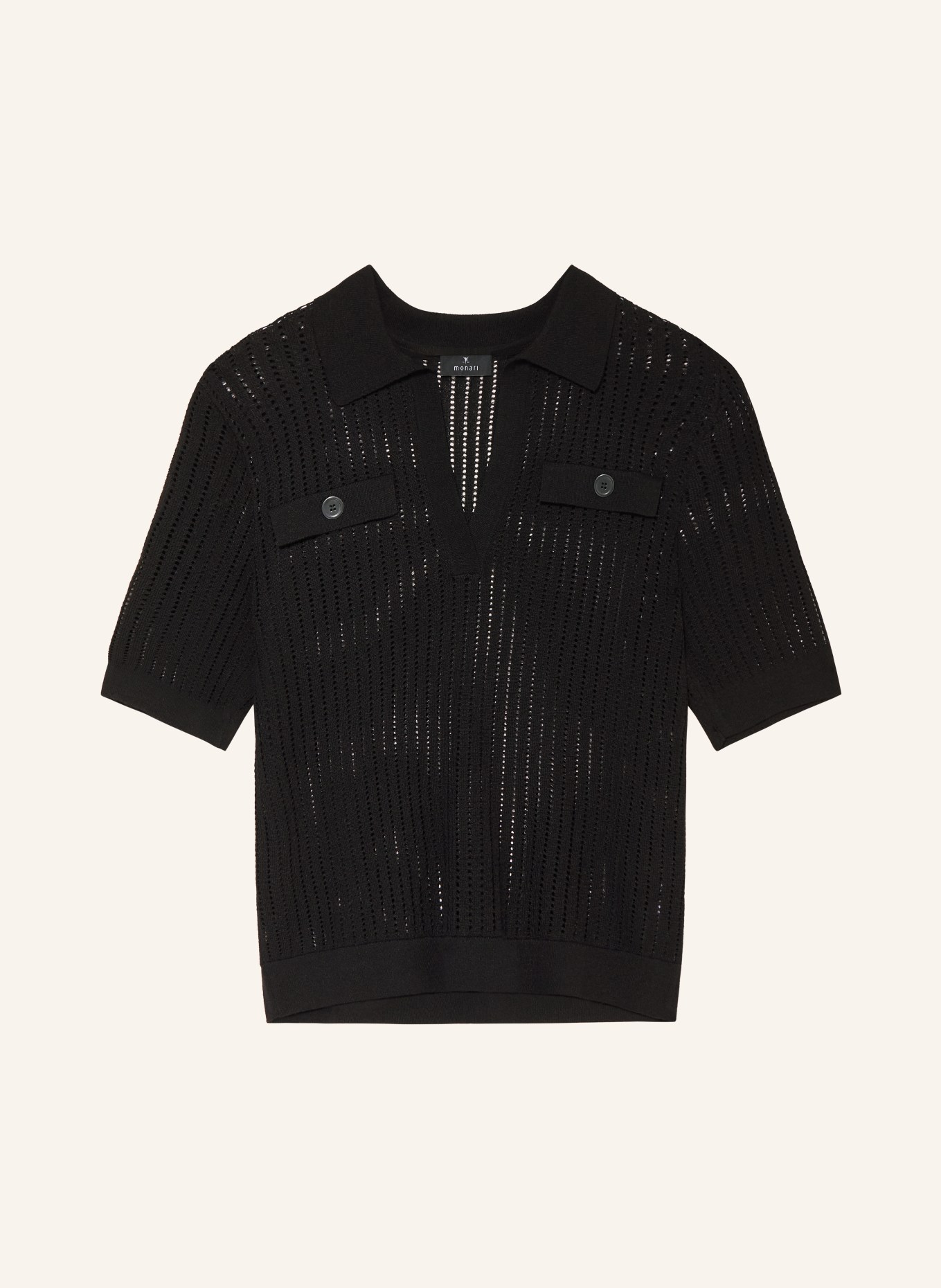 monari Pull en maille: NOIR