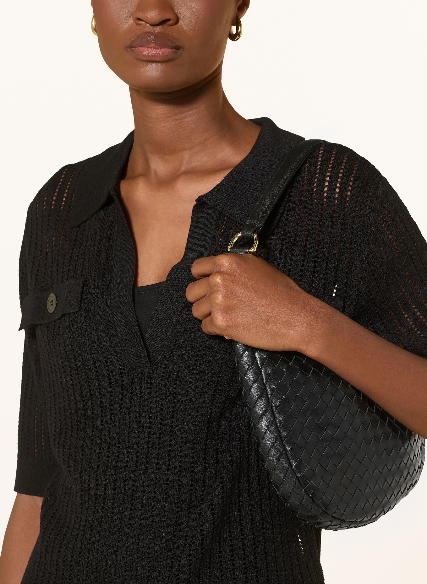 monari Pull en maille: NOIR