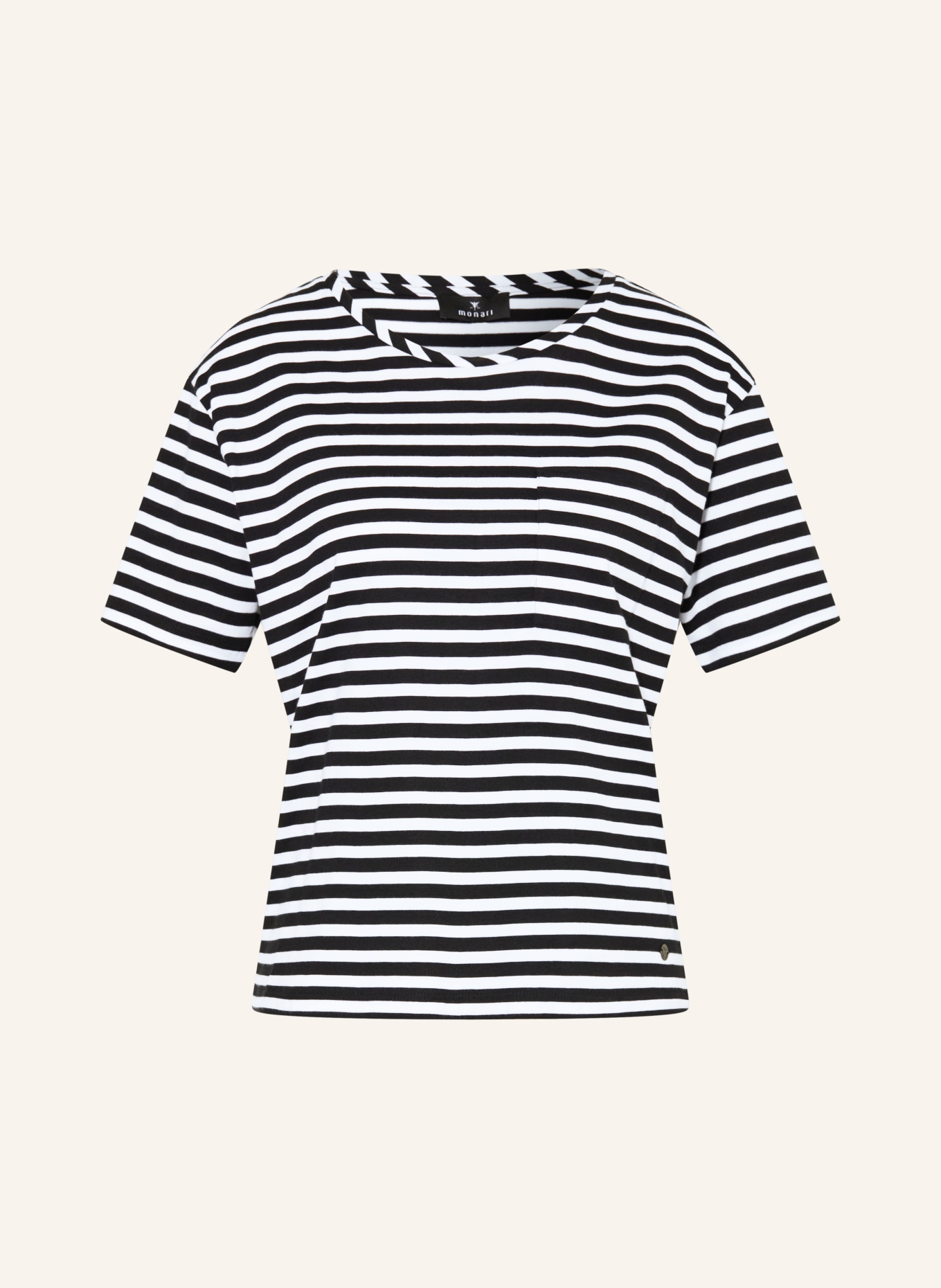 monari T-shirt: NOIR / BLANC