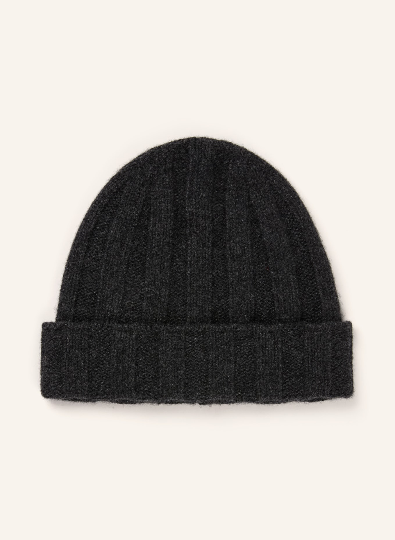 MRS & HUGS Cashmere hat: DARK GRAY