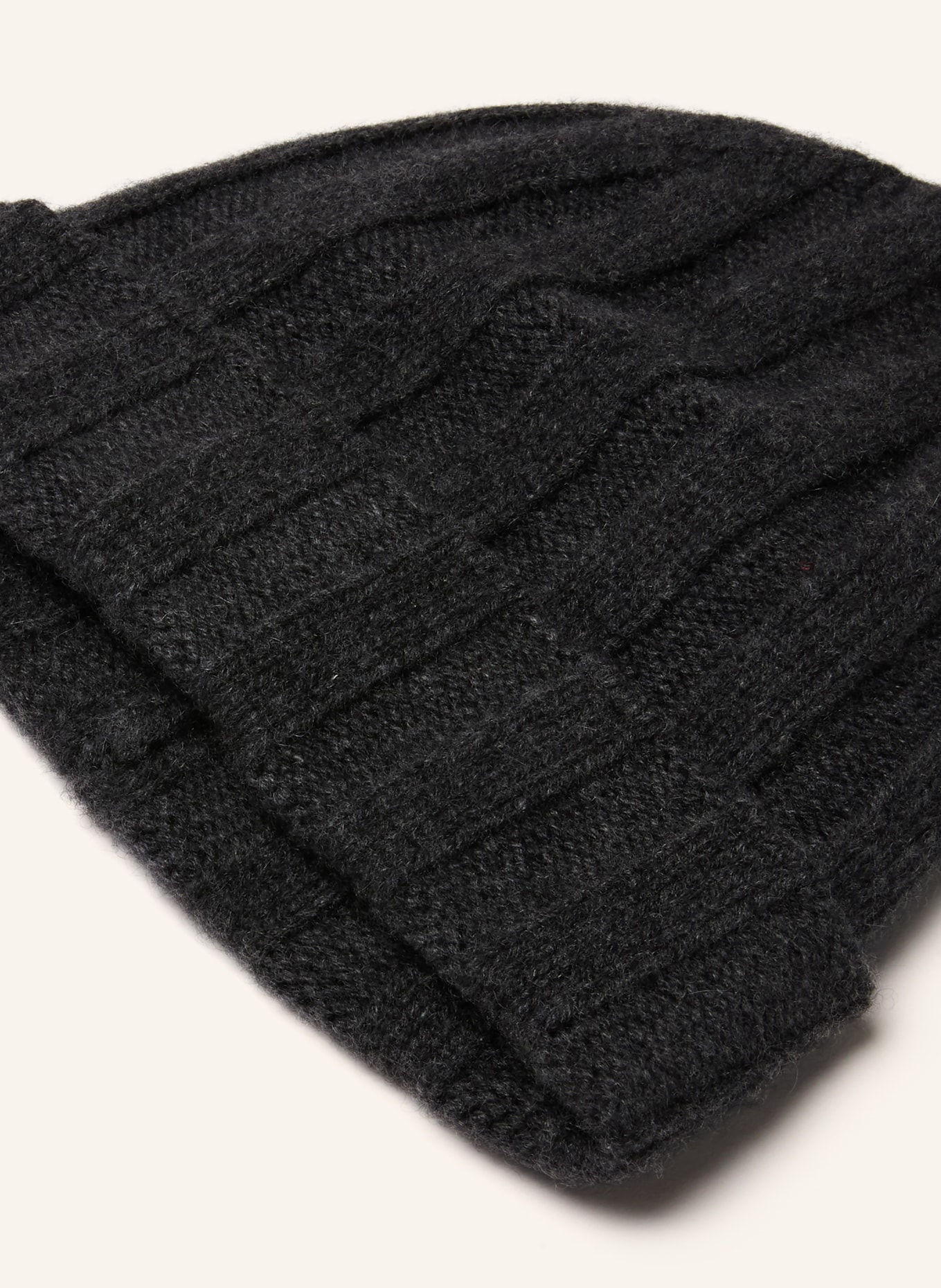 MRS & HUGS Cashmere hat: DARK GRAY