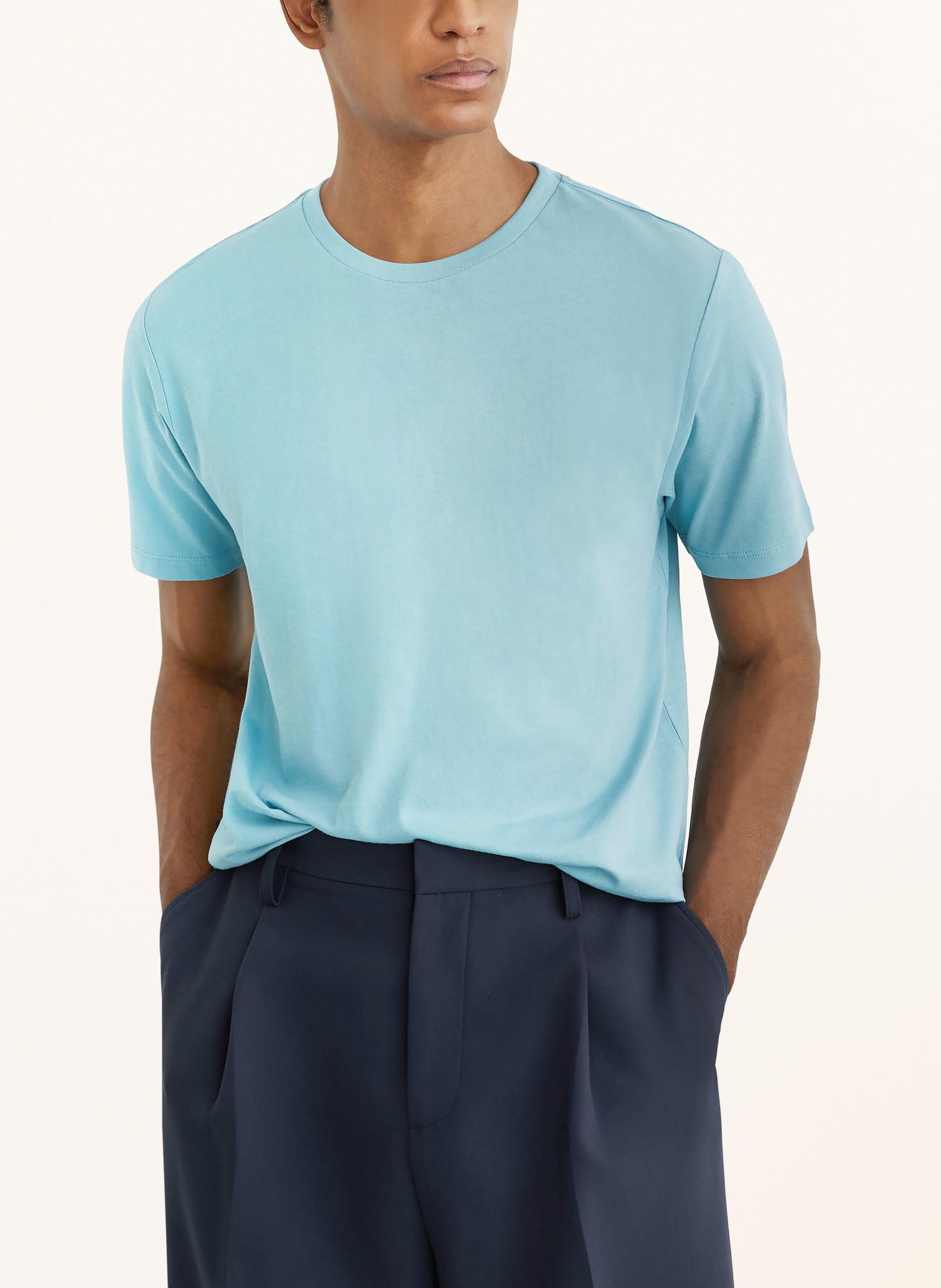 REISS BLESS T-shirt: LIGHT BLUE