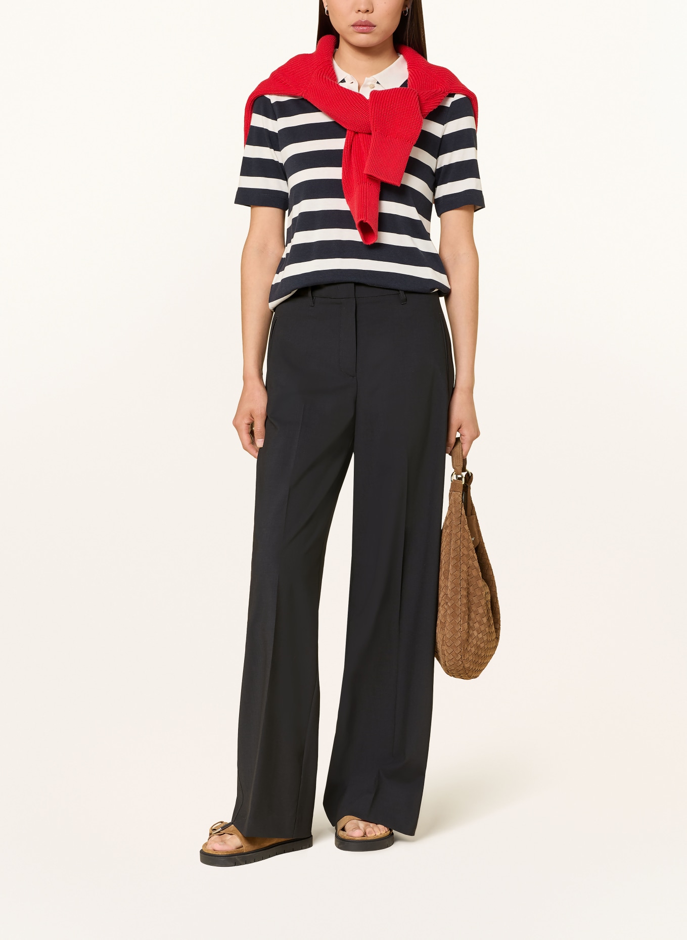 Marc O'Polo Marlenehose: DUNKELBLAU