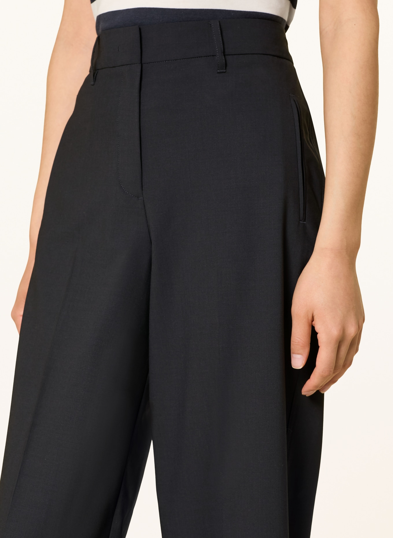 Marc O'Polo Marlenehose: DUNKELBLAU