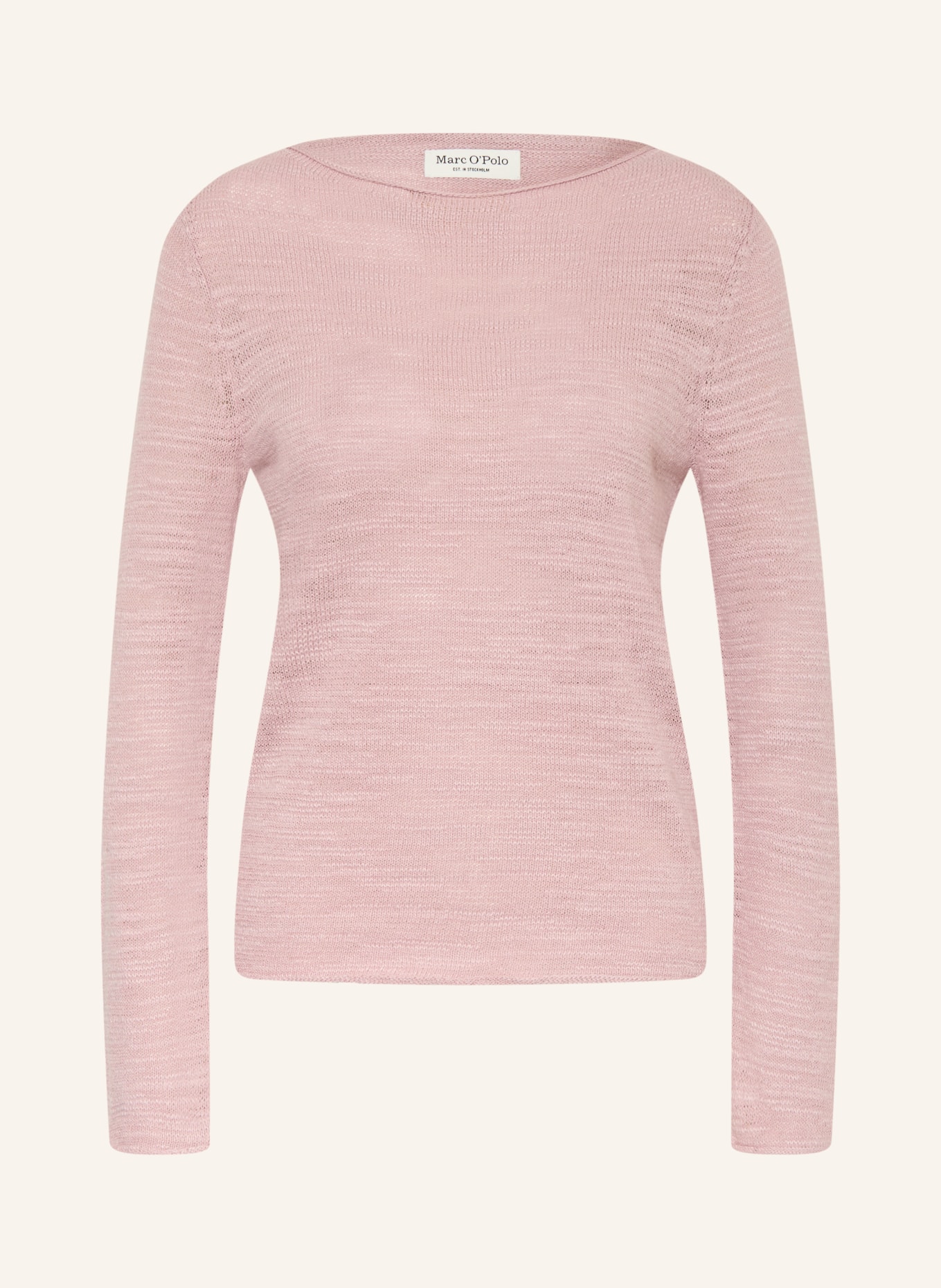 Marc O'Polo Pullover mit Leinen: ROSÉ