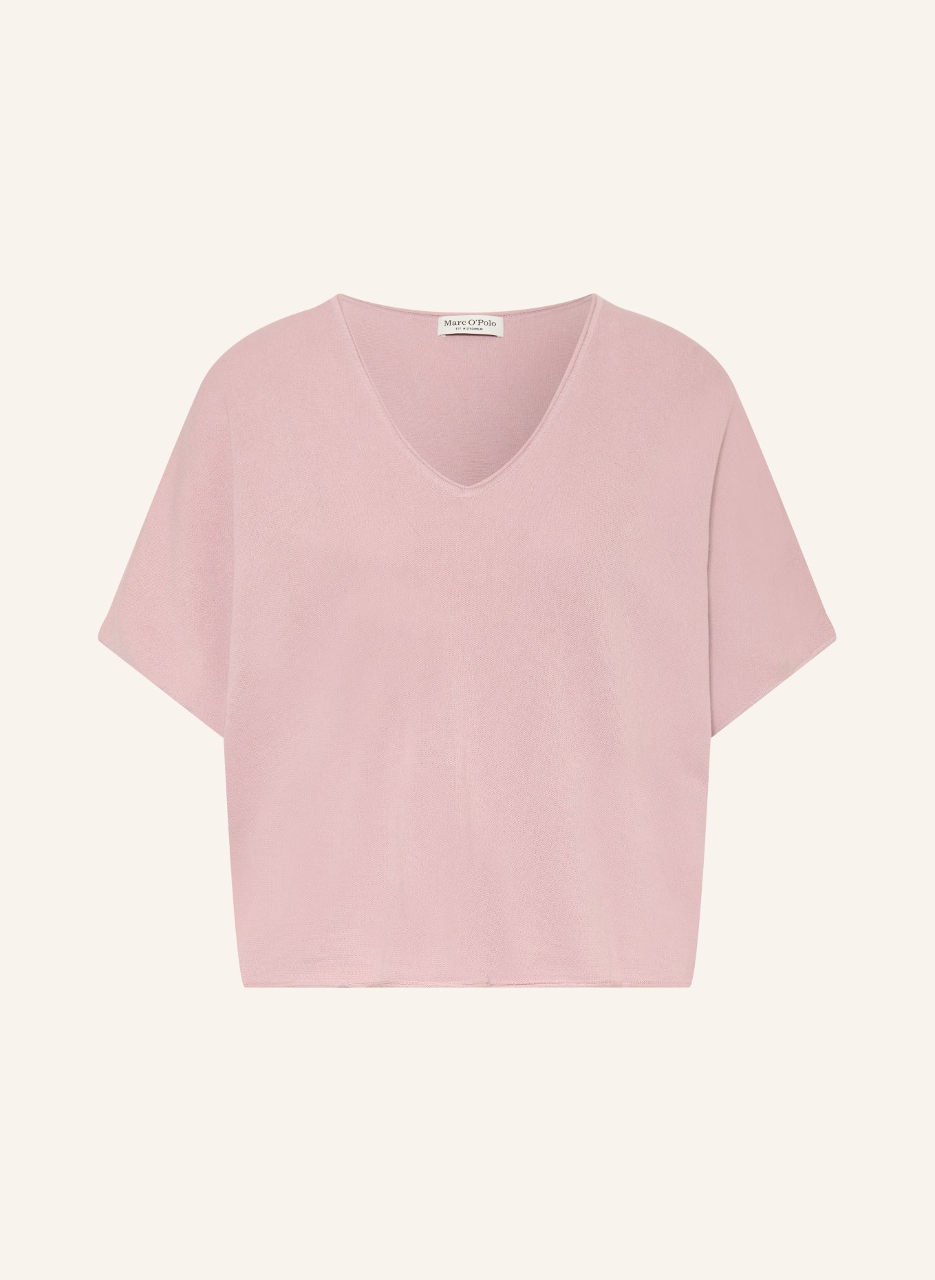 Marc O'Polo Stickad tröja: ROSÉ