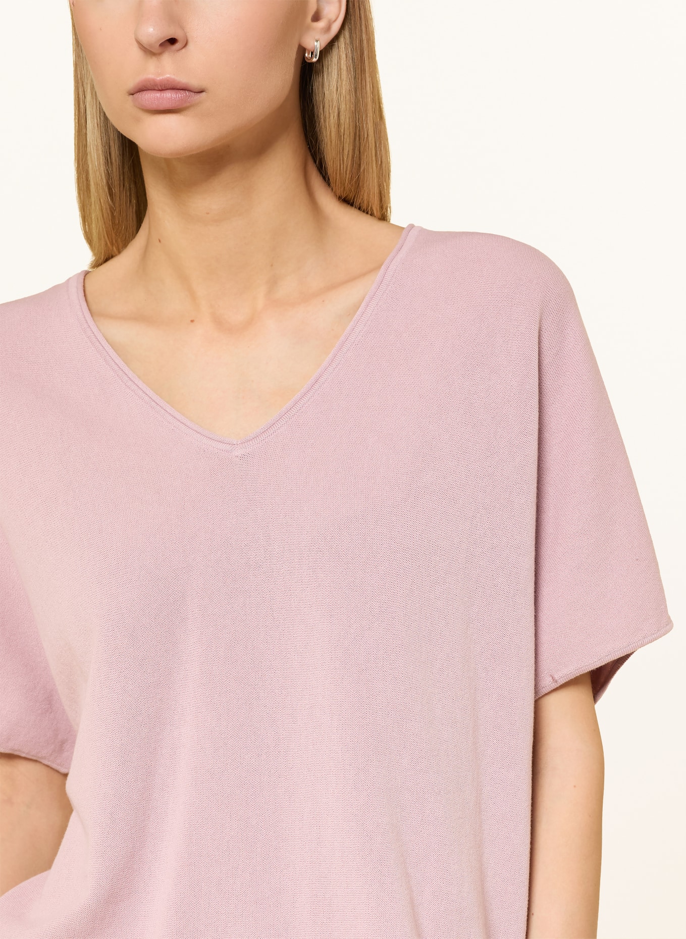 Marc O'Polo Stickad tröja: ROSÉ