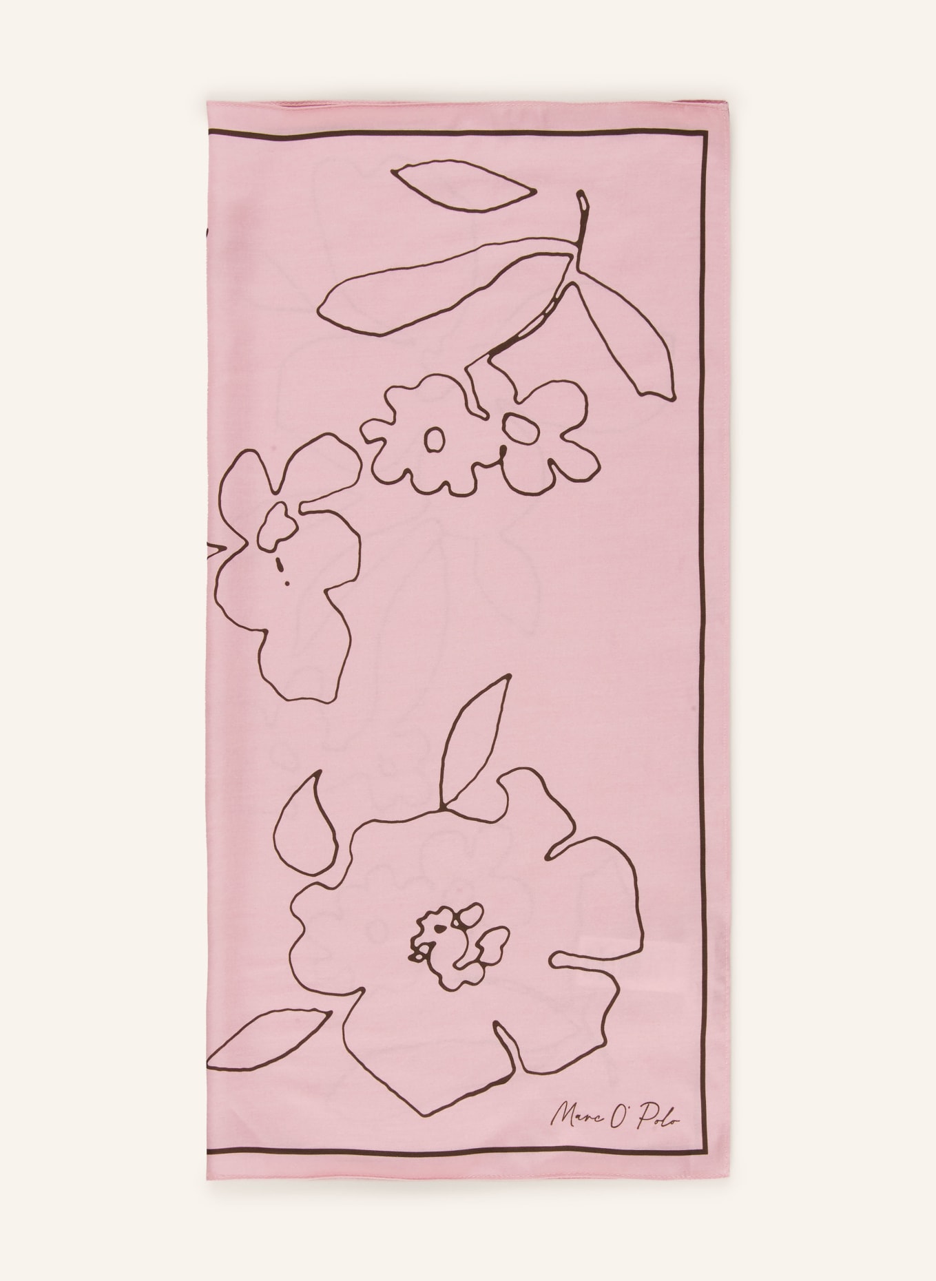 Marc O'Polo Tuch: ROSÉ / DUNKELBRAUN