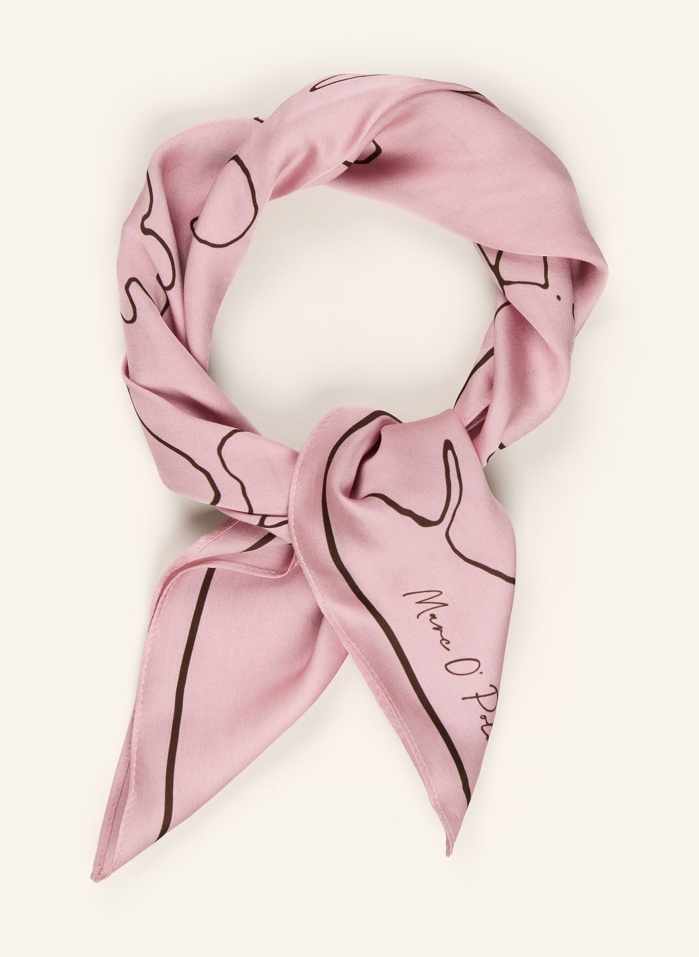 Marc O'Polo Tuch: ROSÉ / DUNKELBRAUN