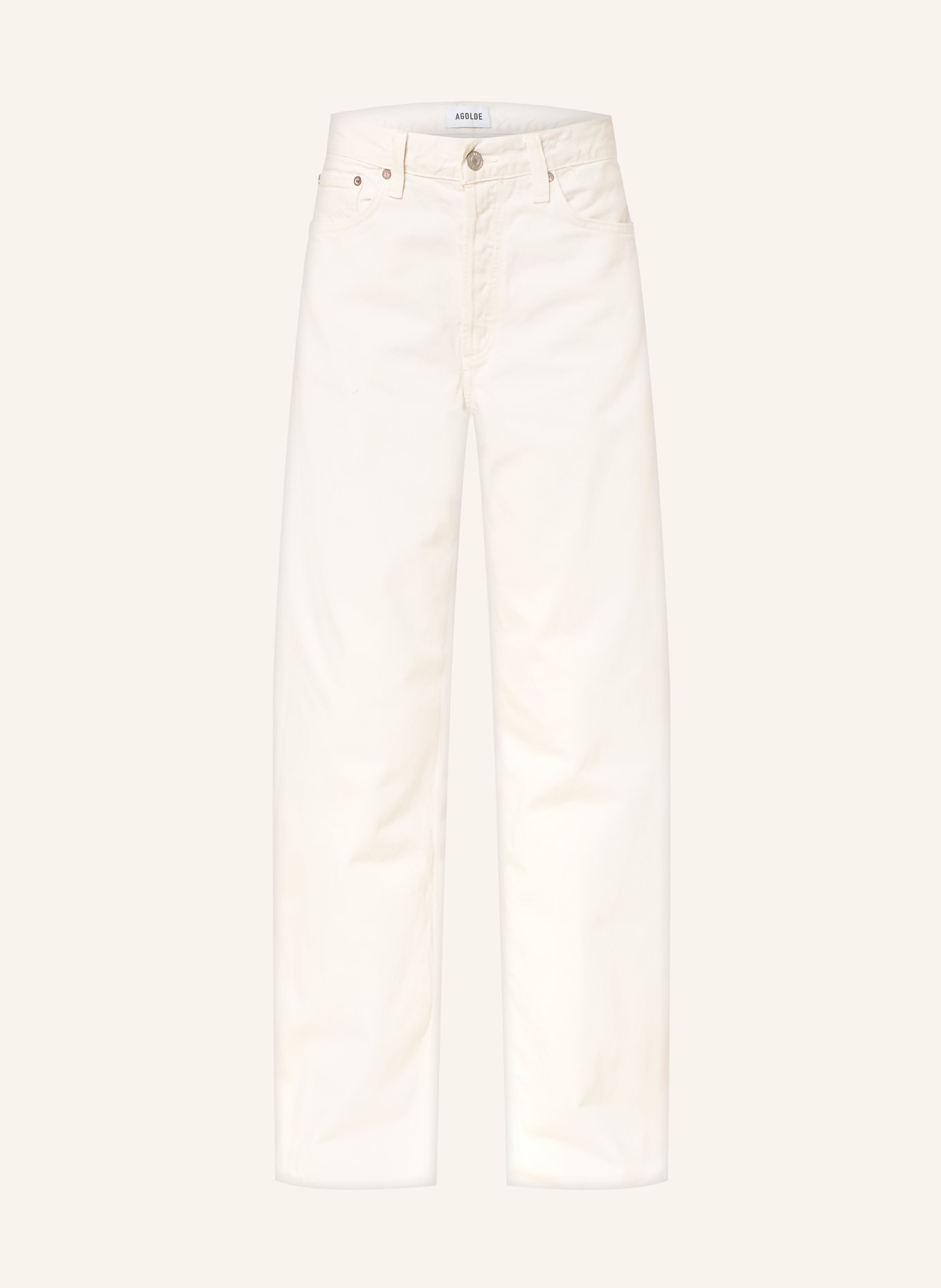 AGOLDE Dżinsy z szerokimi nogawkami ARC JEAN: chalk white off white