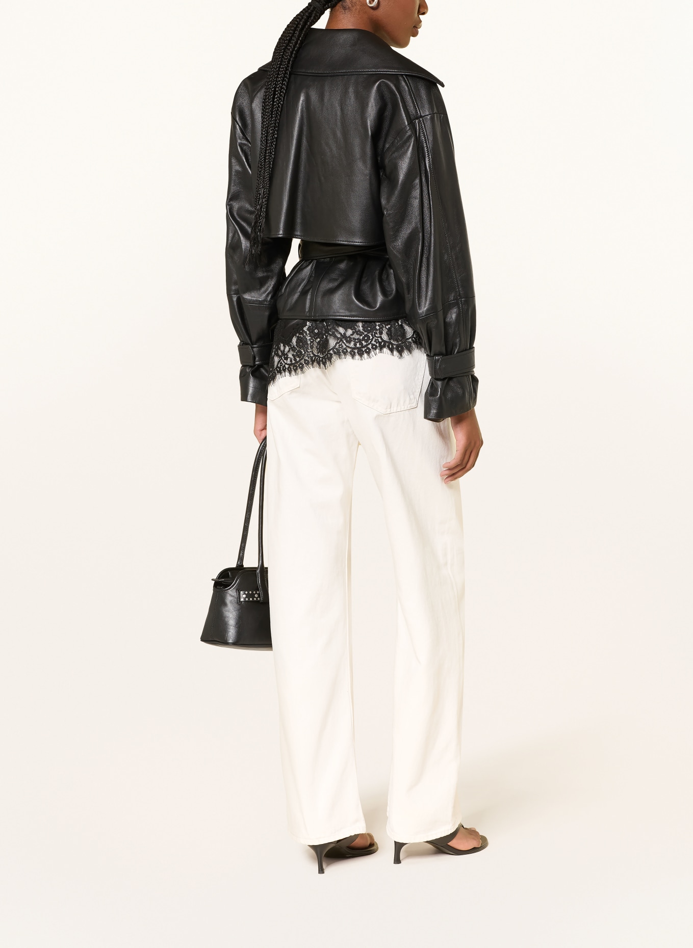 AGOLDE Dżinsy z szerokimi nogawkami ARC JEAN: chalk white off white