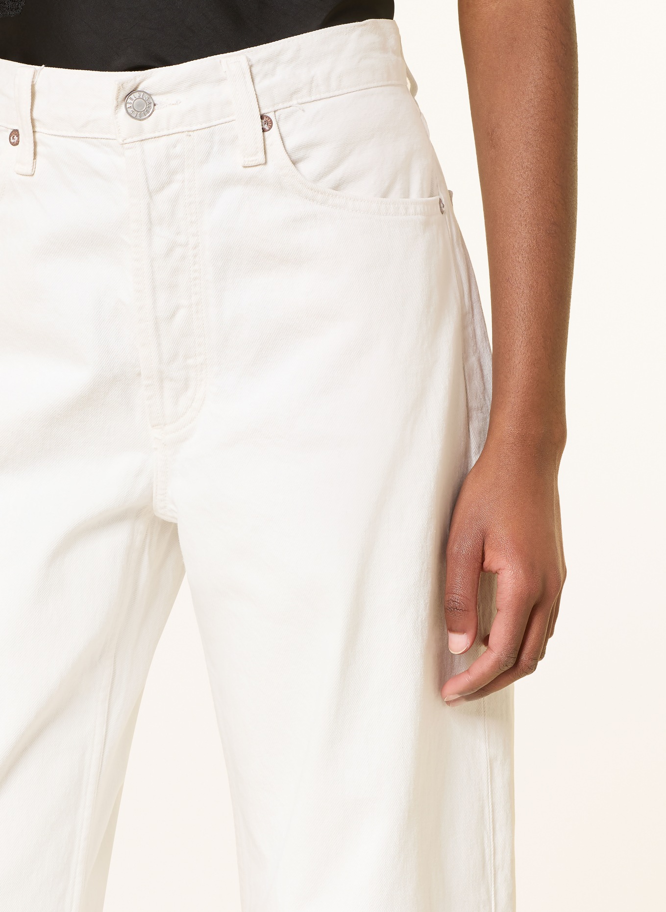 AGOLDE Dżinsy z szerokimi nogawkami ARC JEAN: chalk white off white