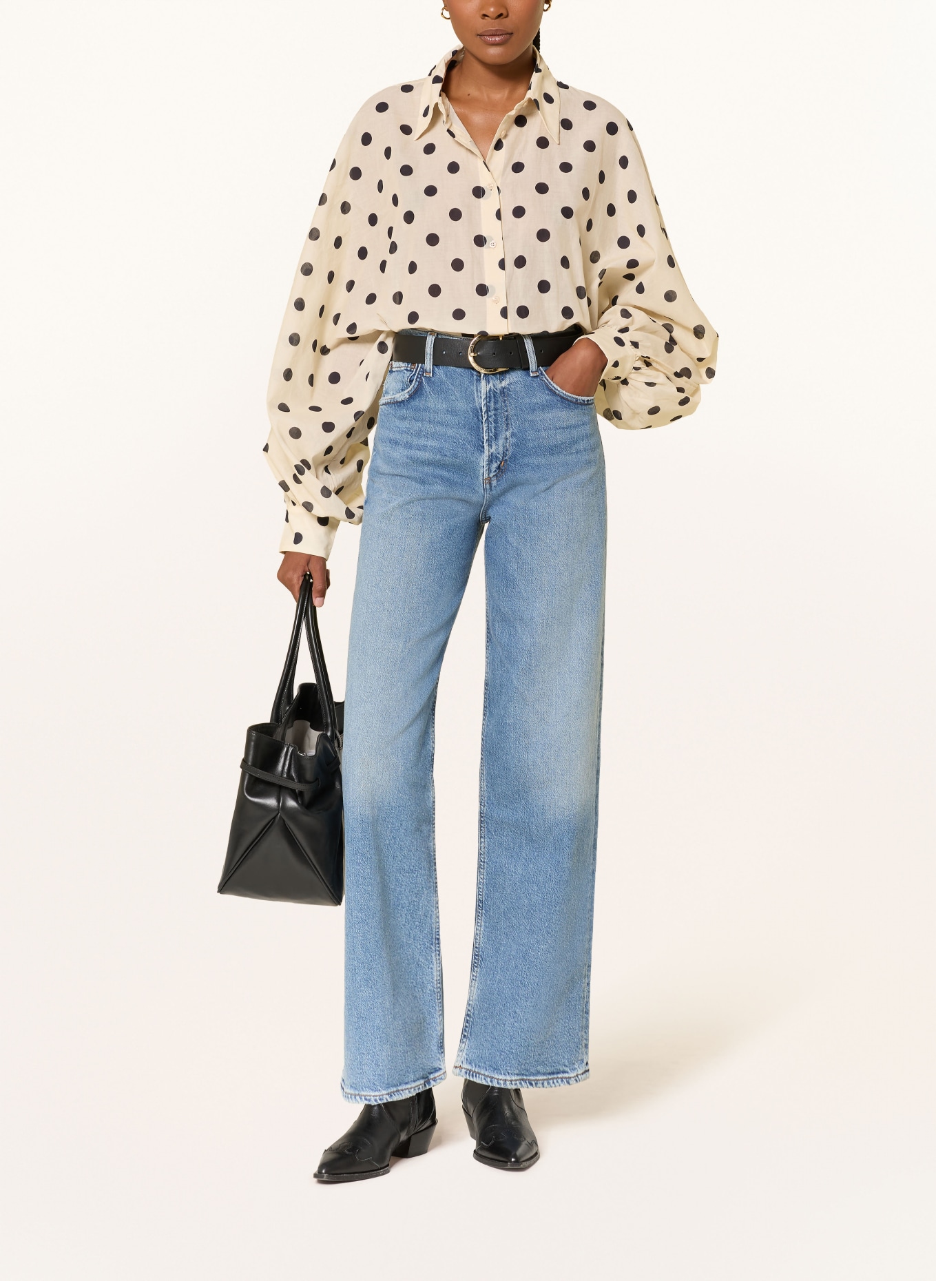 AGOLDE Rovné džíny: measure md wsh ind - finished