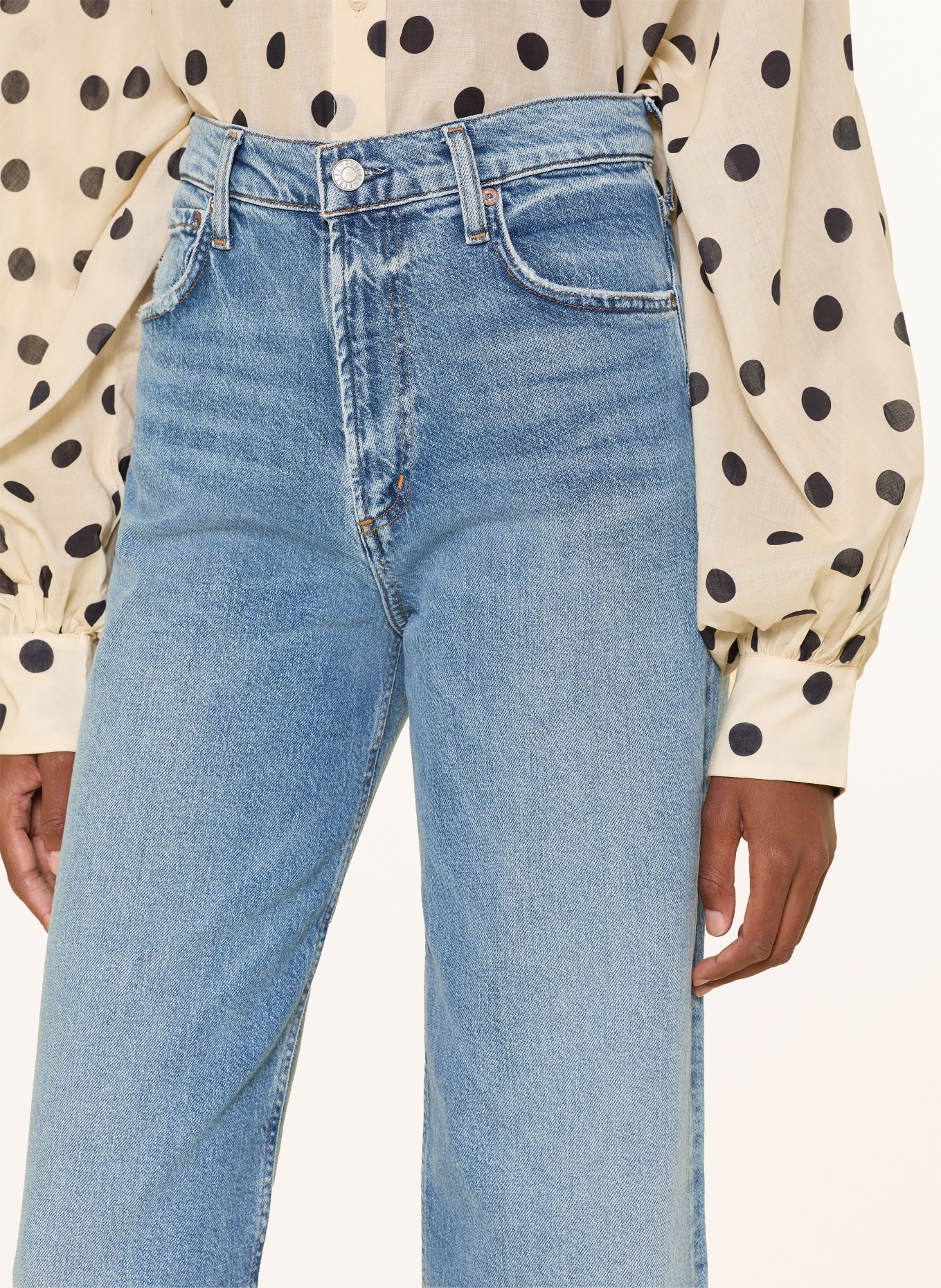 AGOLDE Rovné džíny: measure md wsh ind - finished