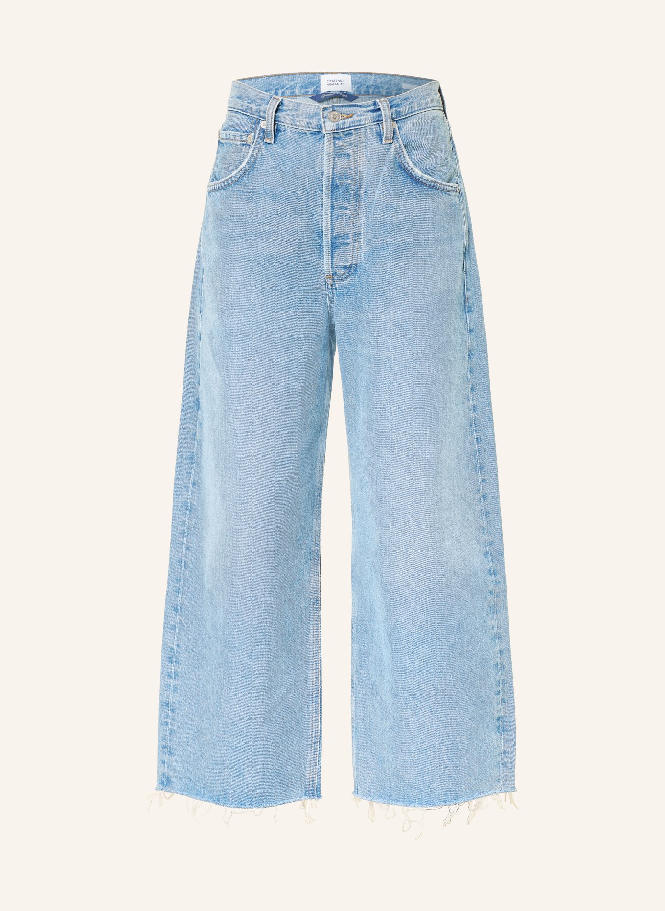 CITIZENS of HUMANITY AYLA Wide-Leg Jeans: honour  lt/md indigo