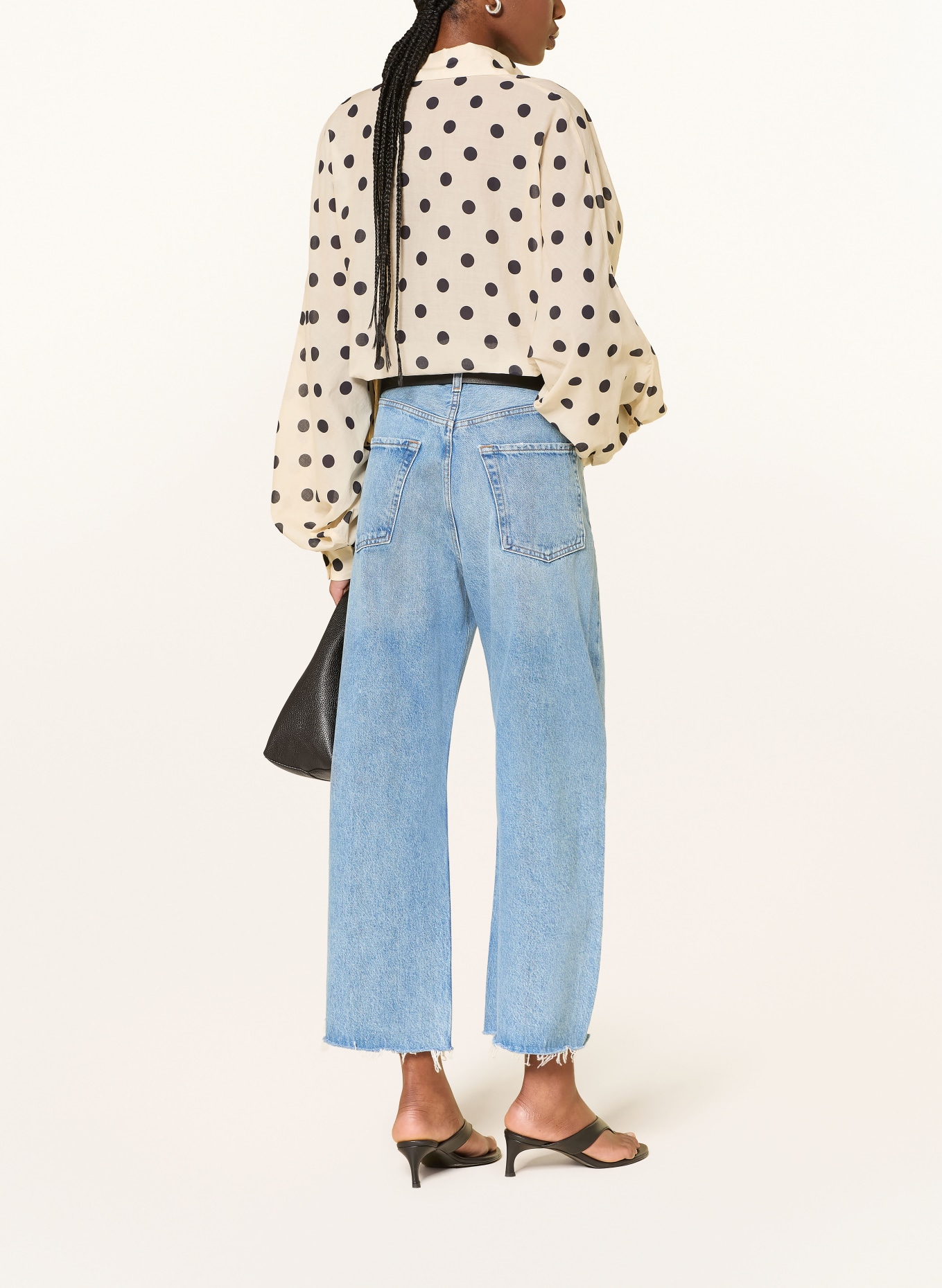 CITIZENS of HUMANITY AYLA Wide-Leg Jeans: honour  lt/md indigo