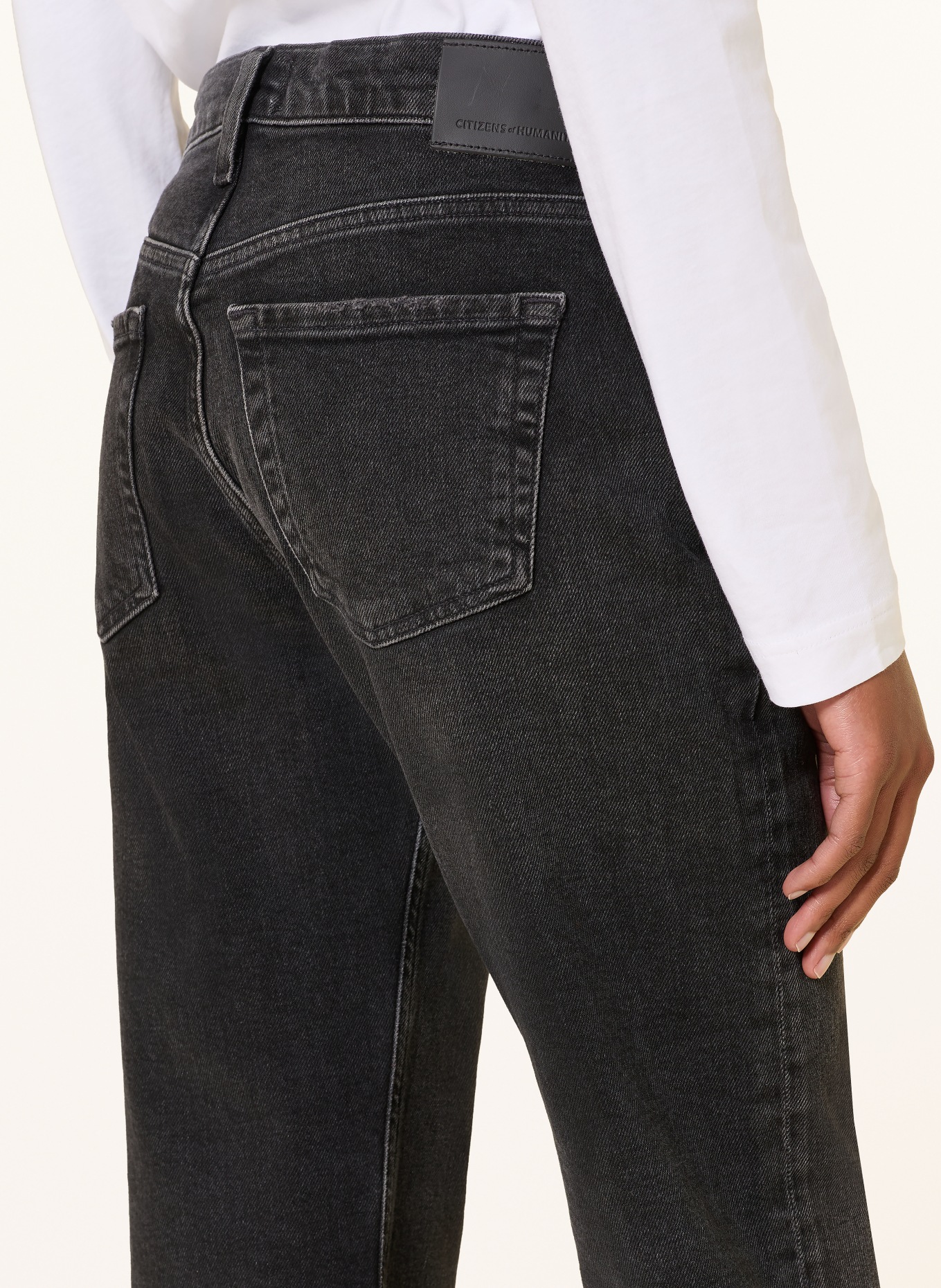 CITIZENS of HUMANITY Straight jeans ANISSA: willow  black