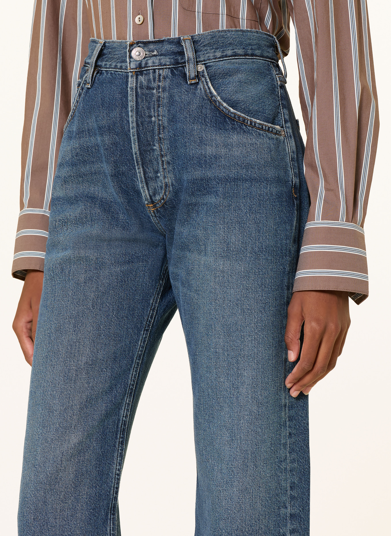 CITIZENS of HUMANITY Rovné džíny WINSLOW IN TINSLEY: tinsley  md/dk indigo