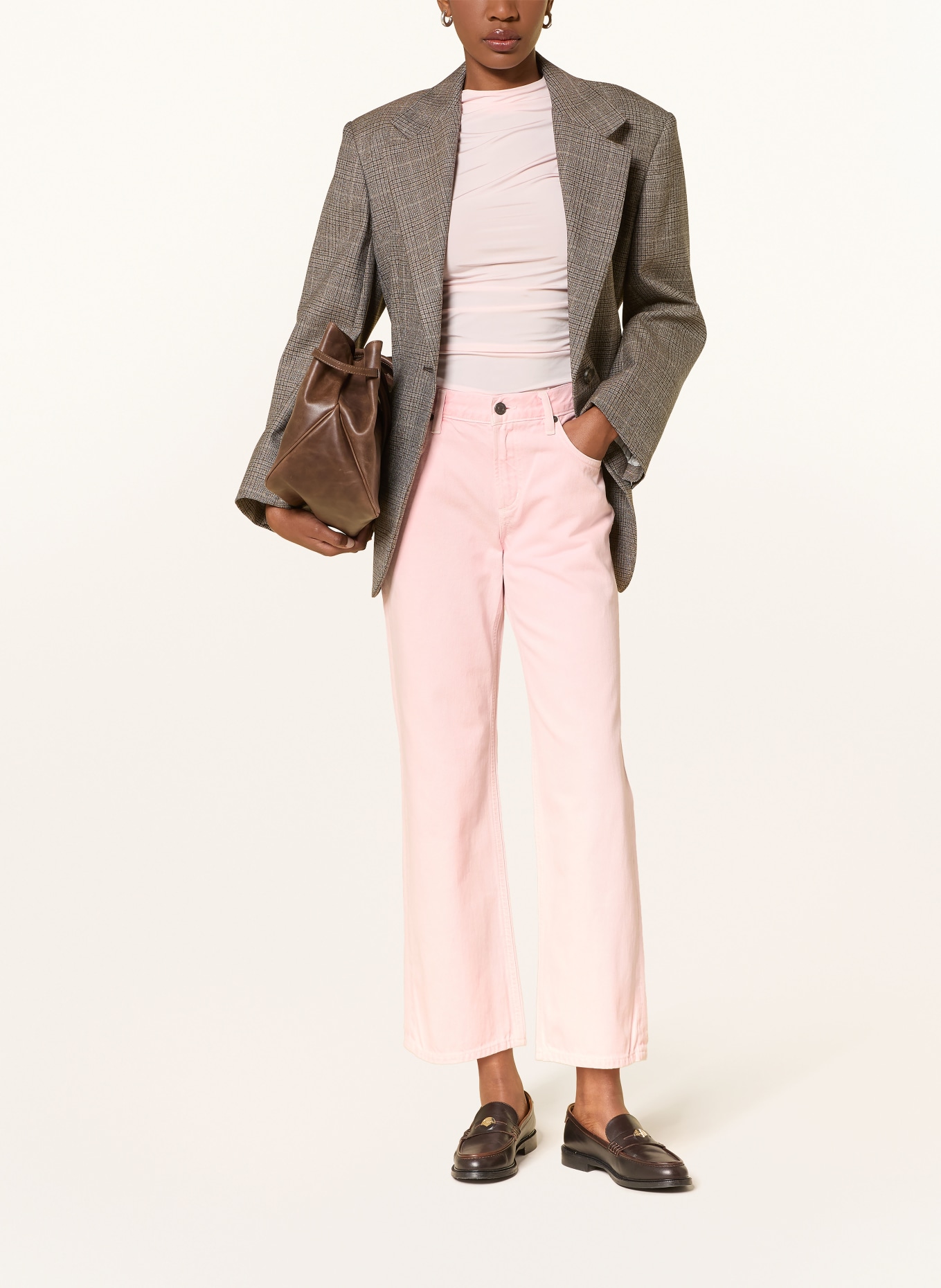 CITIZENS of HUMANITY Proste dżinsy FAYE: pale coral  lt/md pink