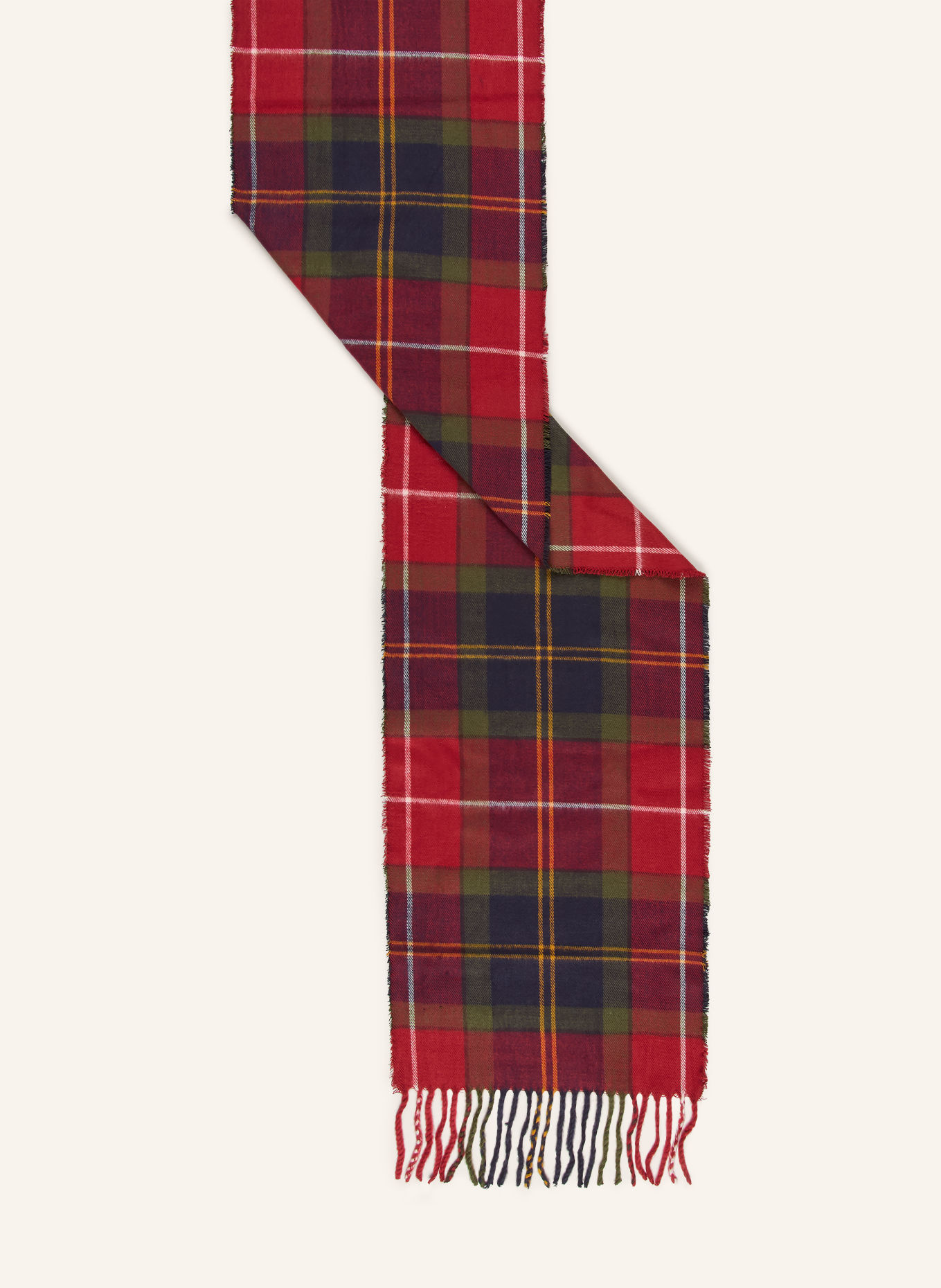 Barbour Sada: šála a čepice: ČERVENÁ / ZELENÁ / ČERNÁ