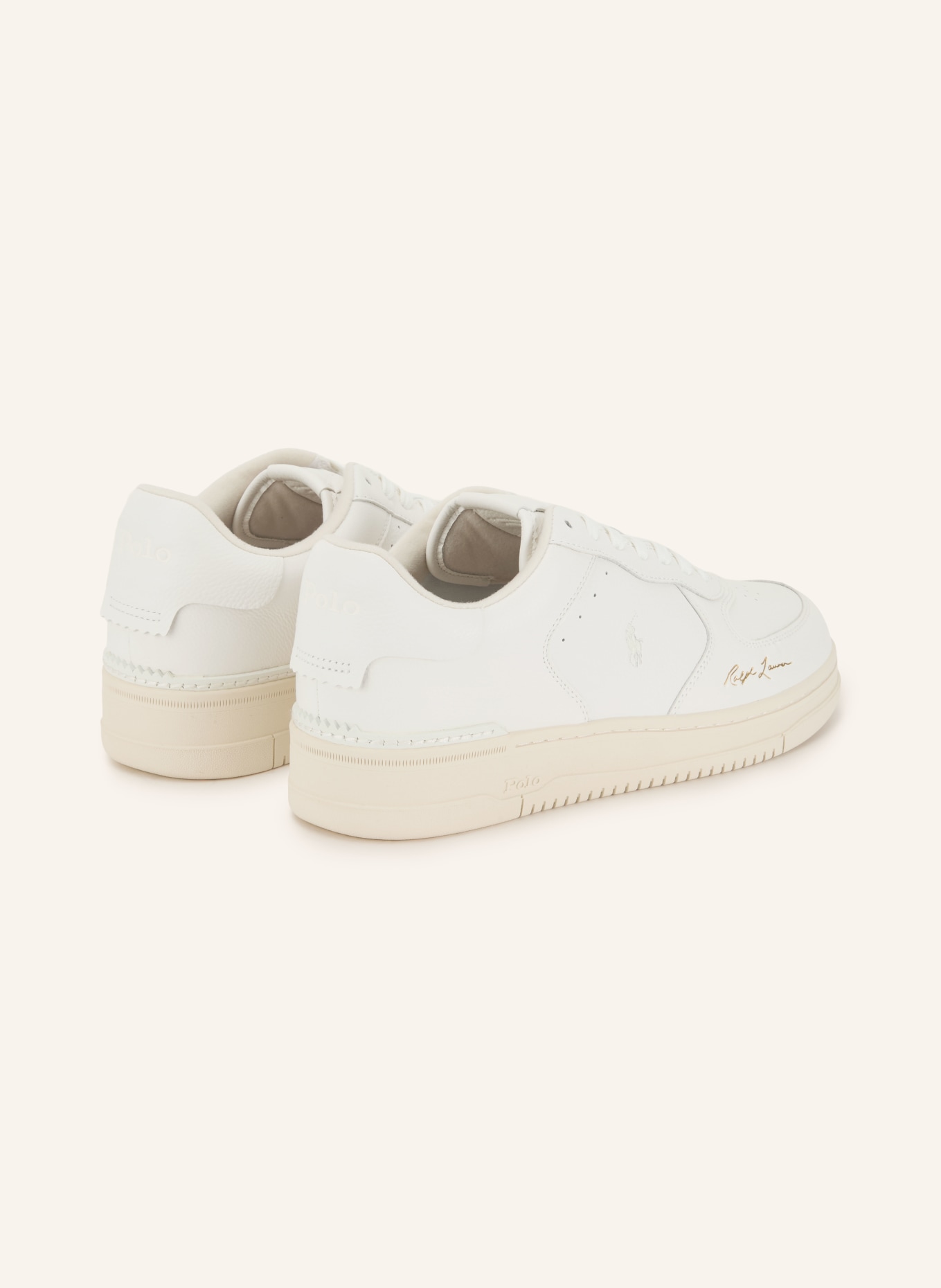 POLO RALPH LAUREN Sneaker: WEISS