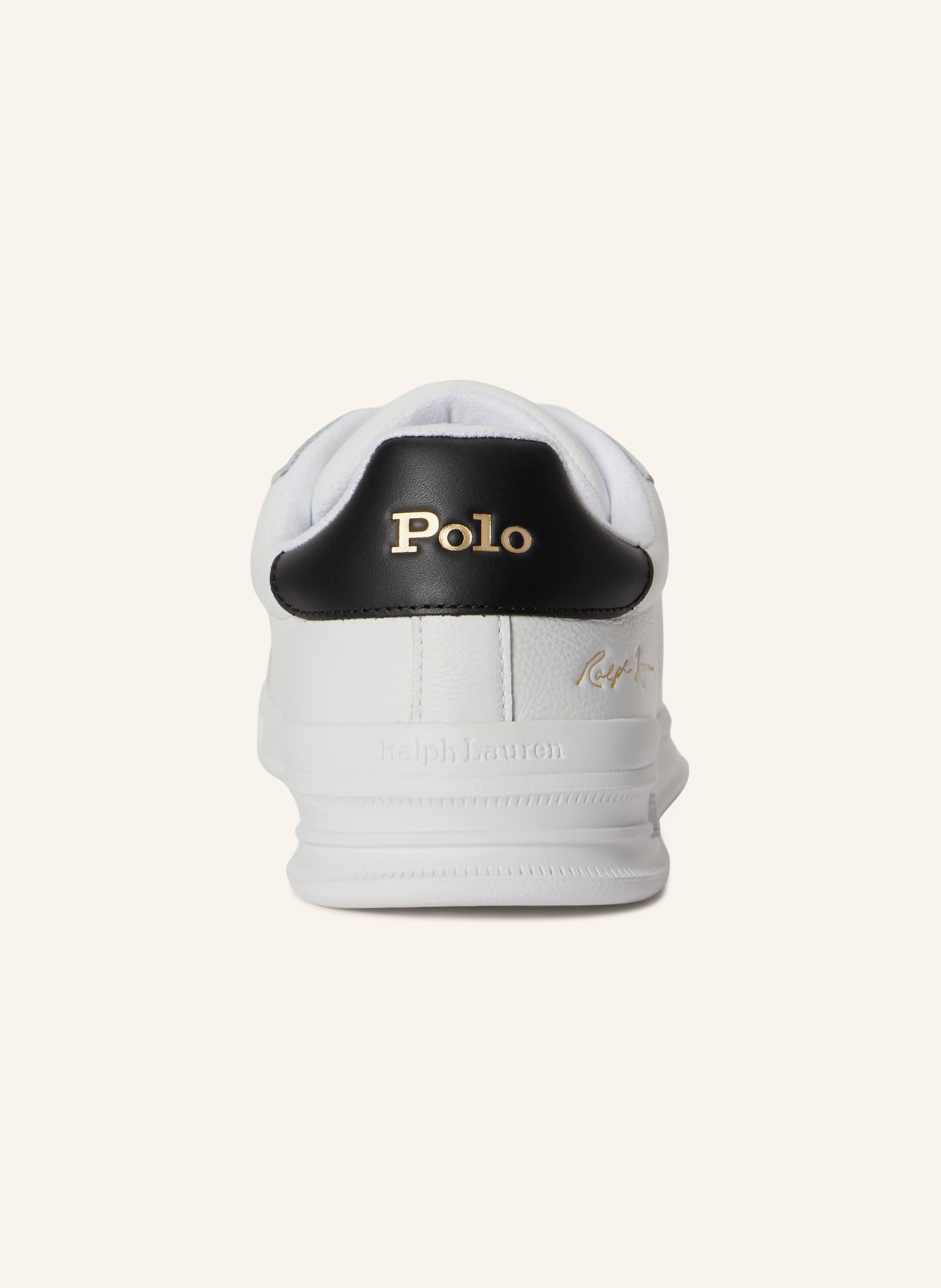 POLO RALPH LAUREN Sneaker COURT II: WEISS / SCHWARZ
