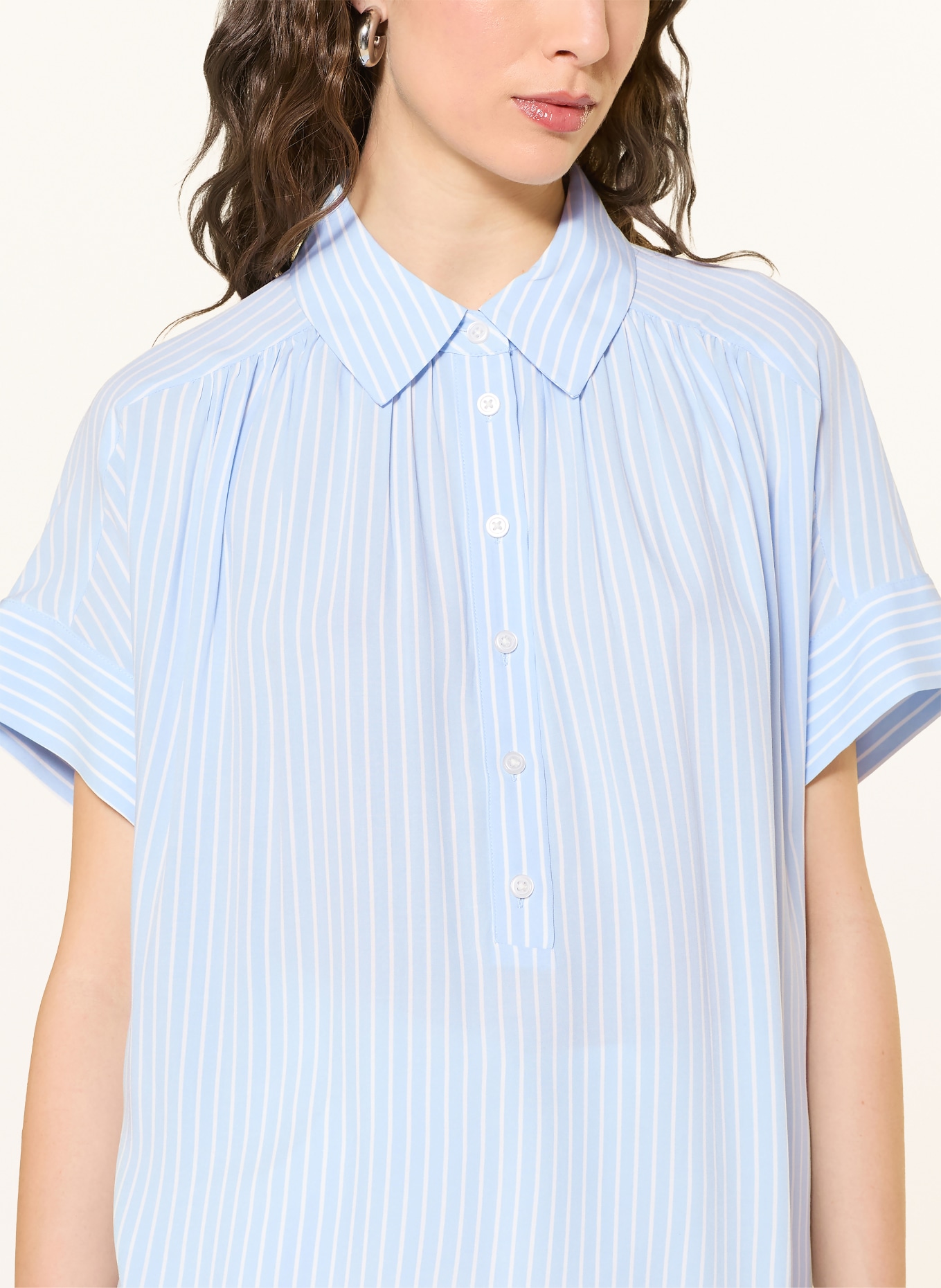 someday Chemisier ZAFINE: BLEU CLAIR / BLANC