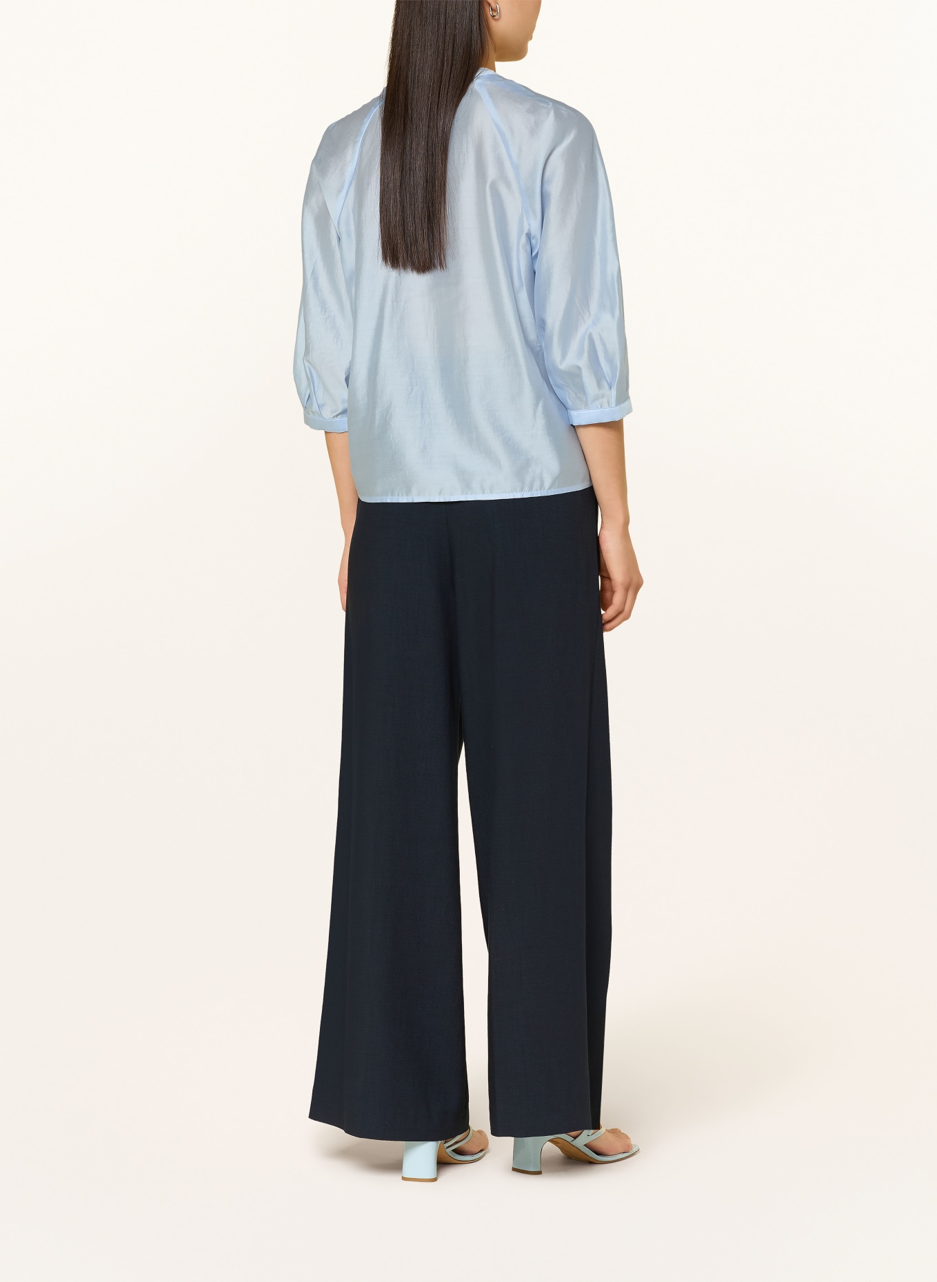 someday Bluse ZAMIDA mit 3/4-Arm: HELLBLAU