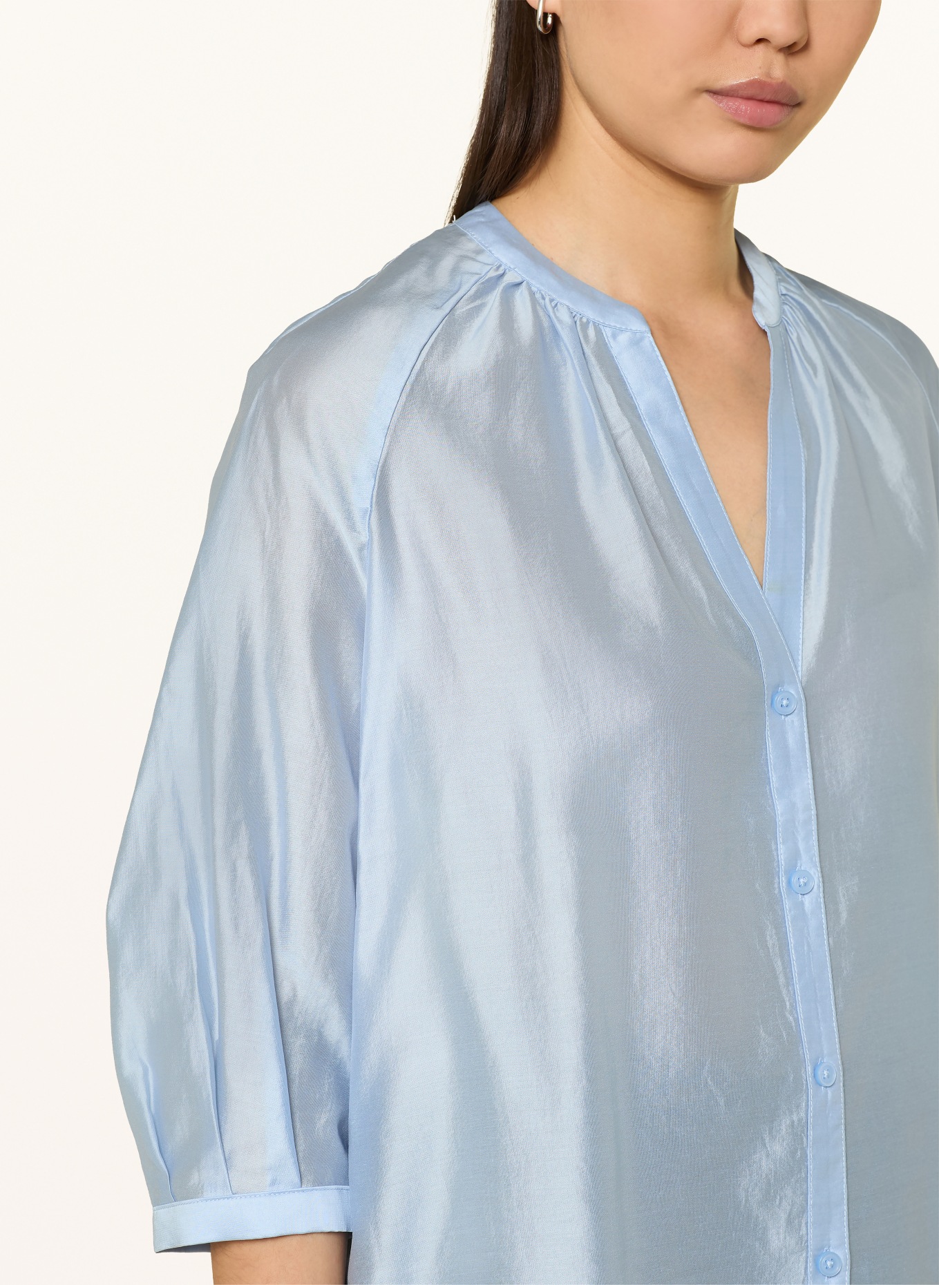 someday Bluse ZAMIDA mit 3/4-Arm: HELLBLAU