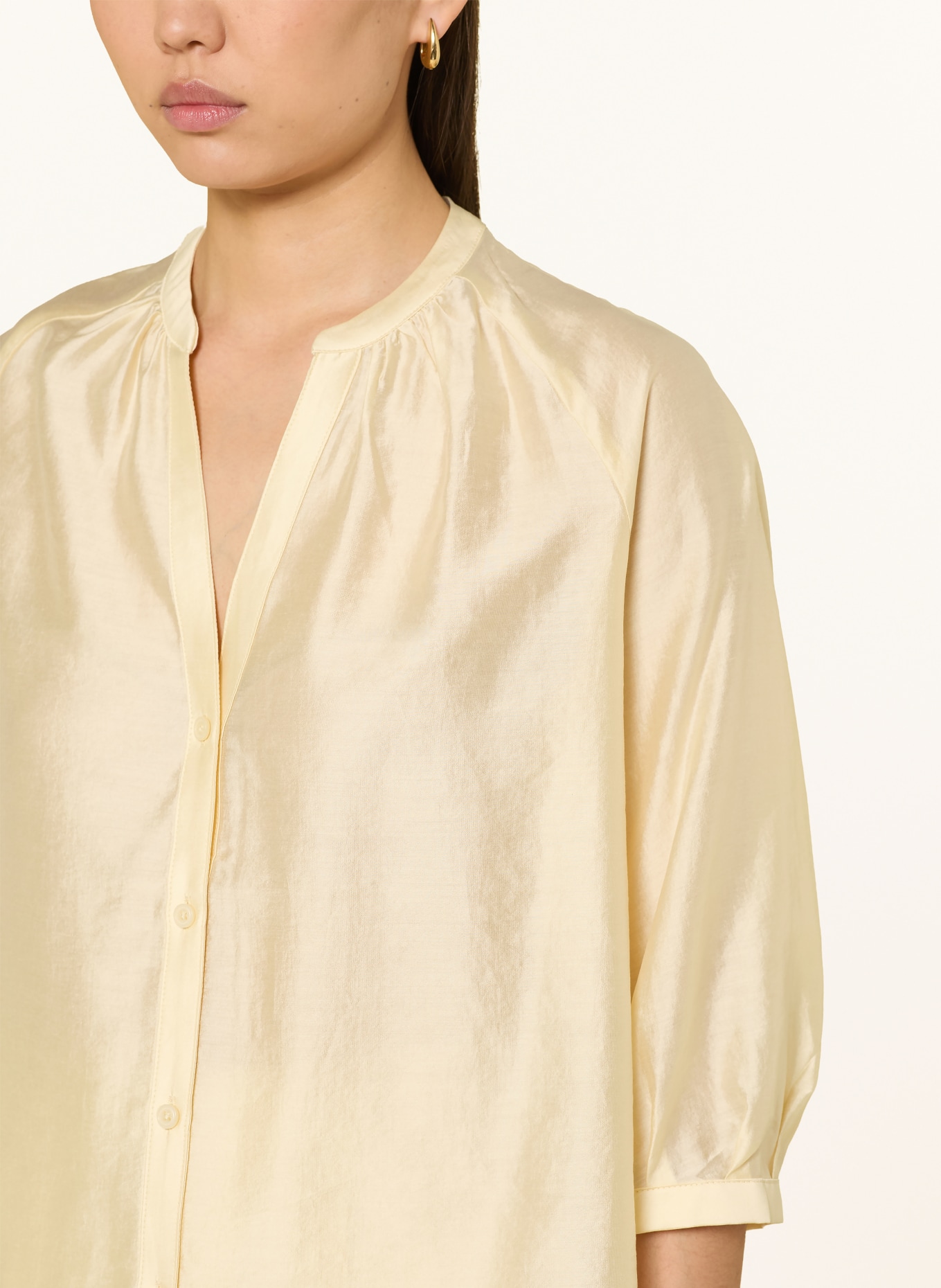 someday Bluse ZAMIDA mit 3/4-Arm: HELLGELB