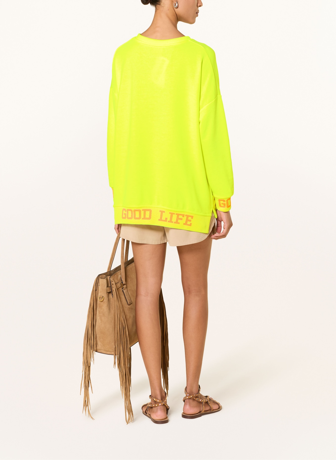 miss goodlife Sweatshirt mit Schmucksteinen: NEONGELB / NEONPINK / NEONORANGE