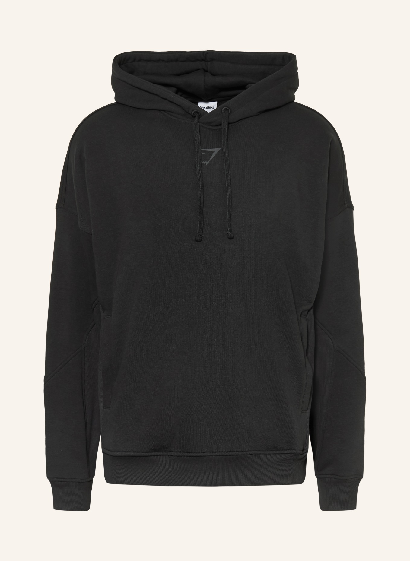 GYMSHARK Oversized-Hoodie POWER ORIGINALS: SCHWARZ