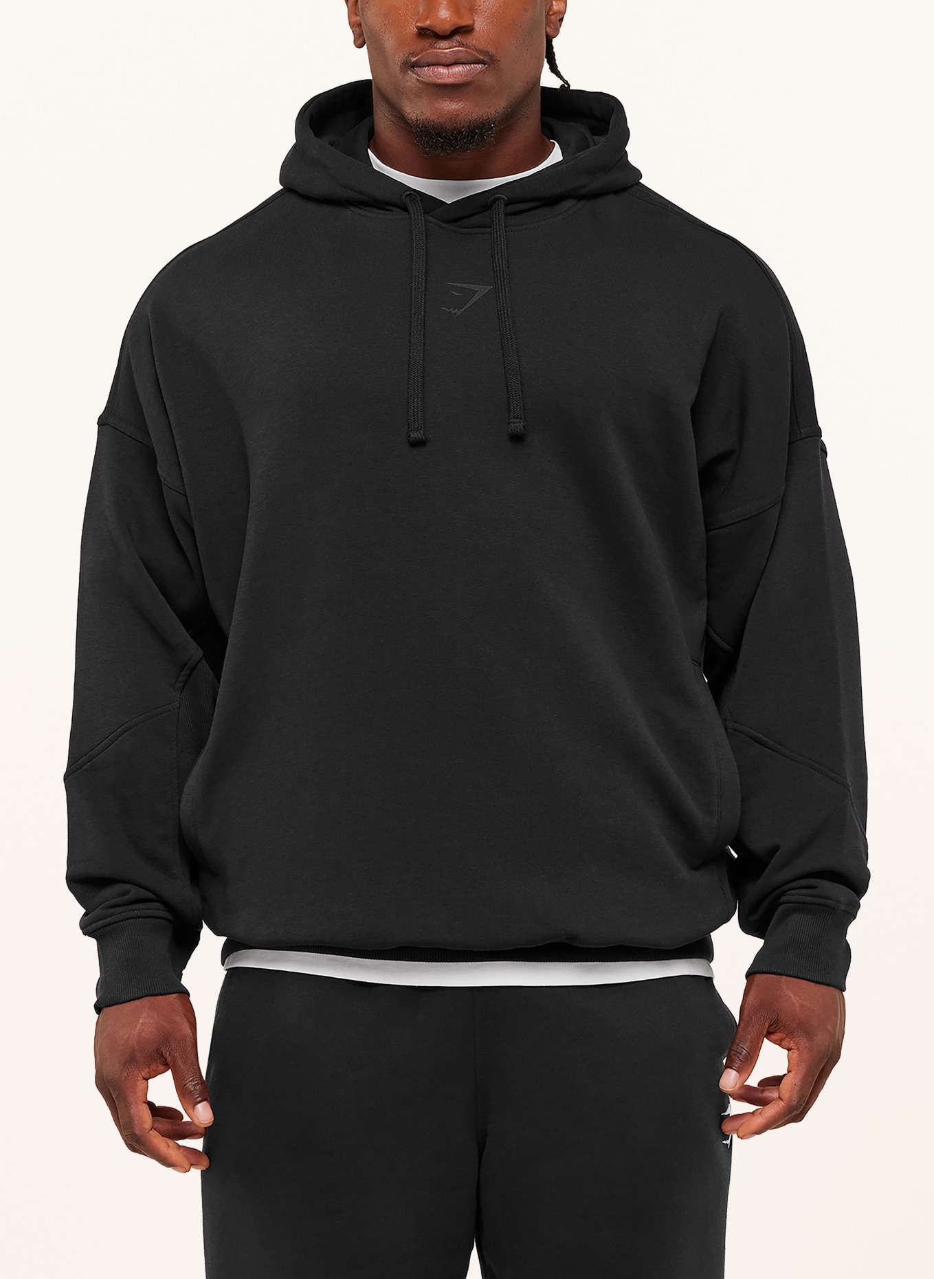 GYMSHARK Oversized-Hoodie POWER ORIGINALS: SCHWARZ