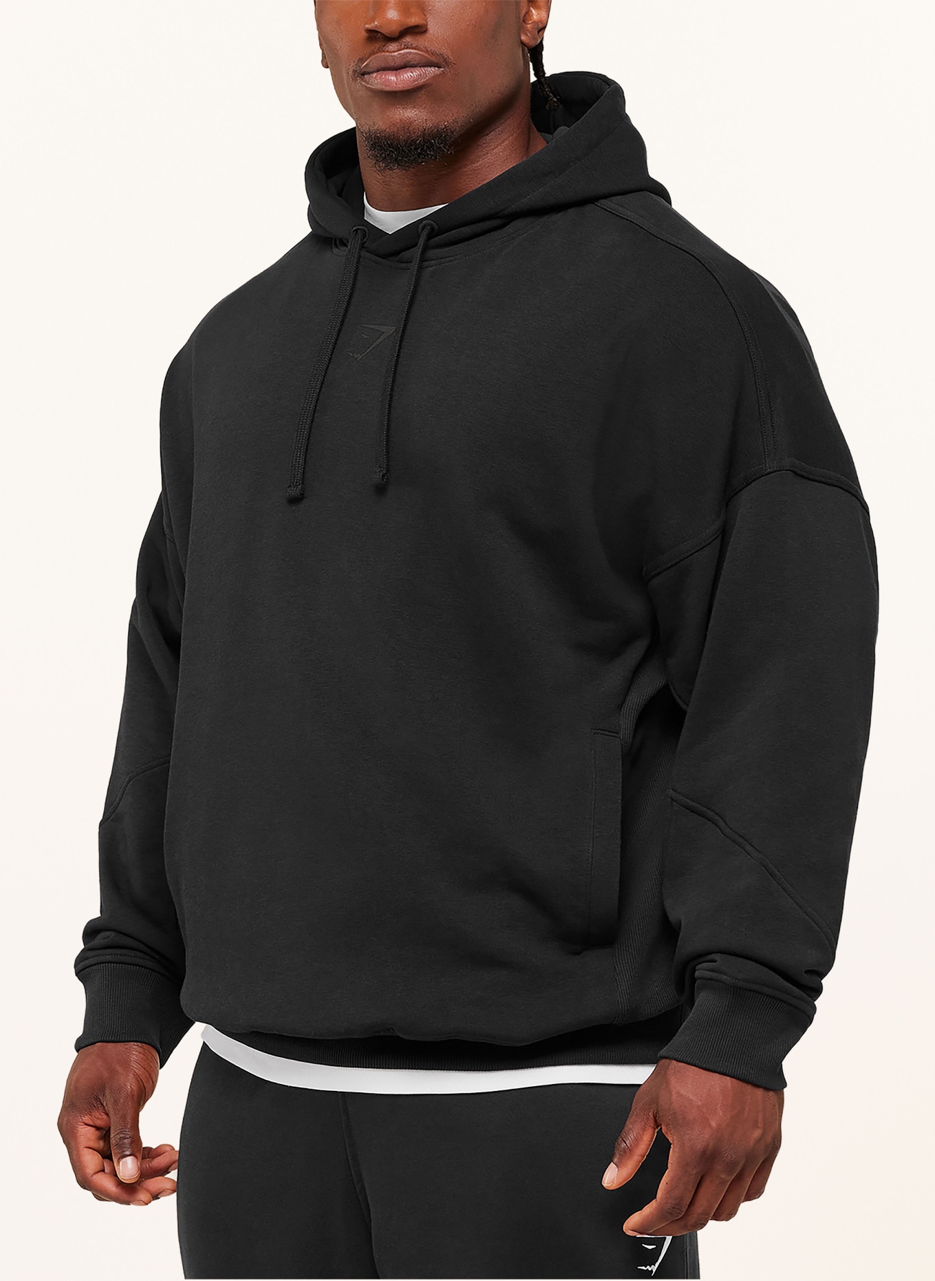 GYMSHARK Oversized-Hoodie POWER ORIGINALS: SCHWARZ