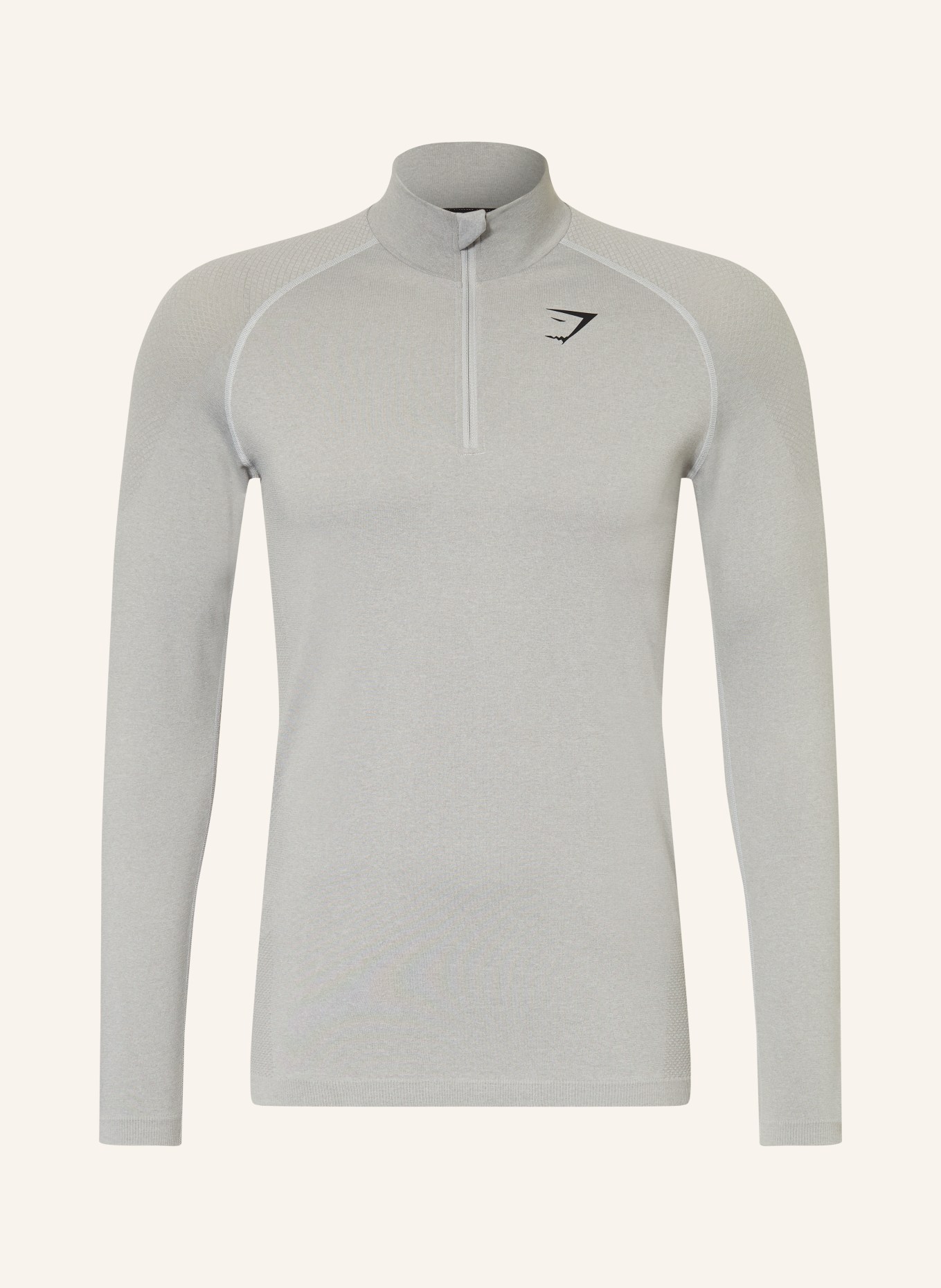 GYMSHARK Longsleeve VITAL SEAMLESS: HELLGRAU