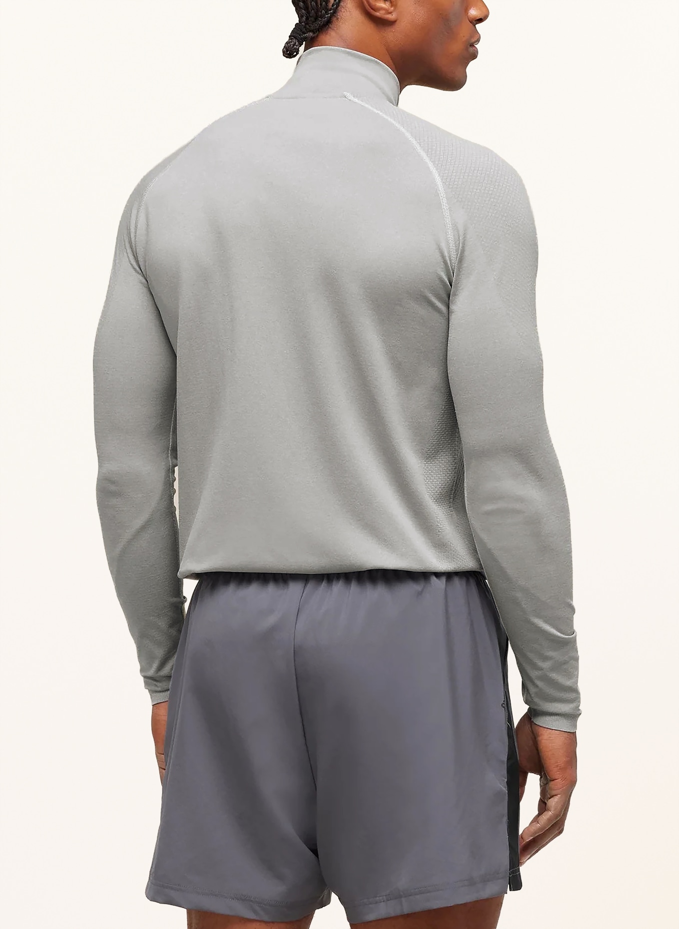 GYMSHARK Longsleeve VITAL SEAMLESS: HELLGRAU