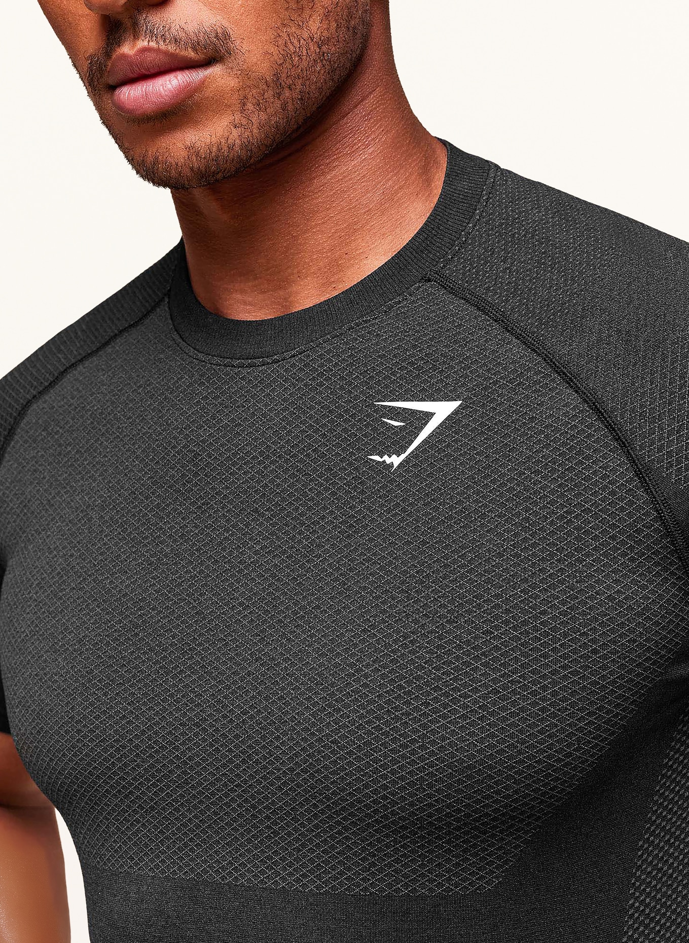 GYMSHARK T-Shirt VITAL SEAMLESS: DUNKELGRAU