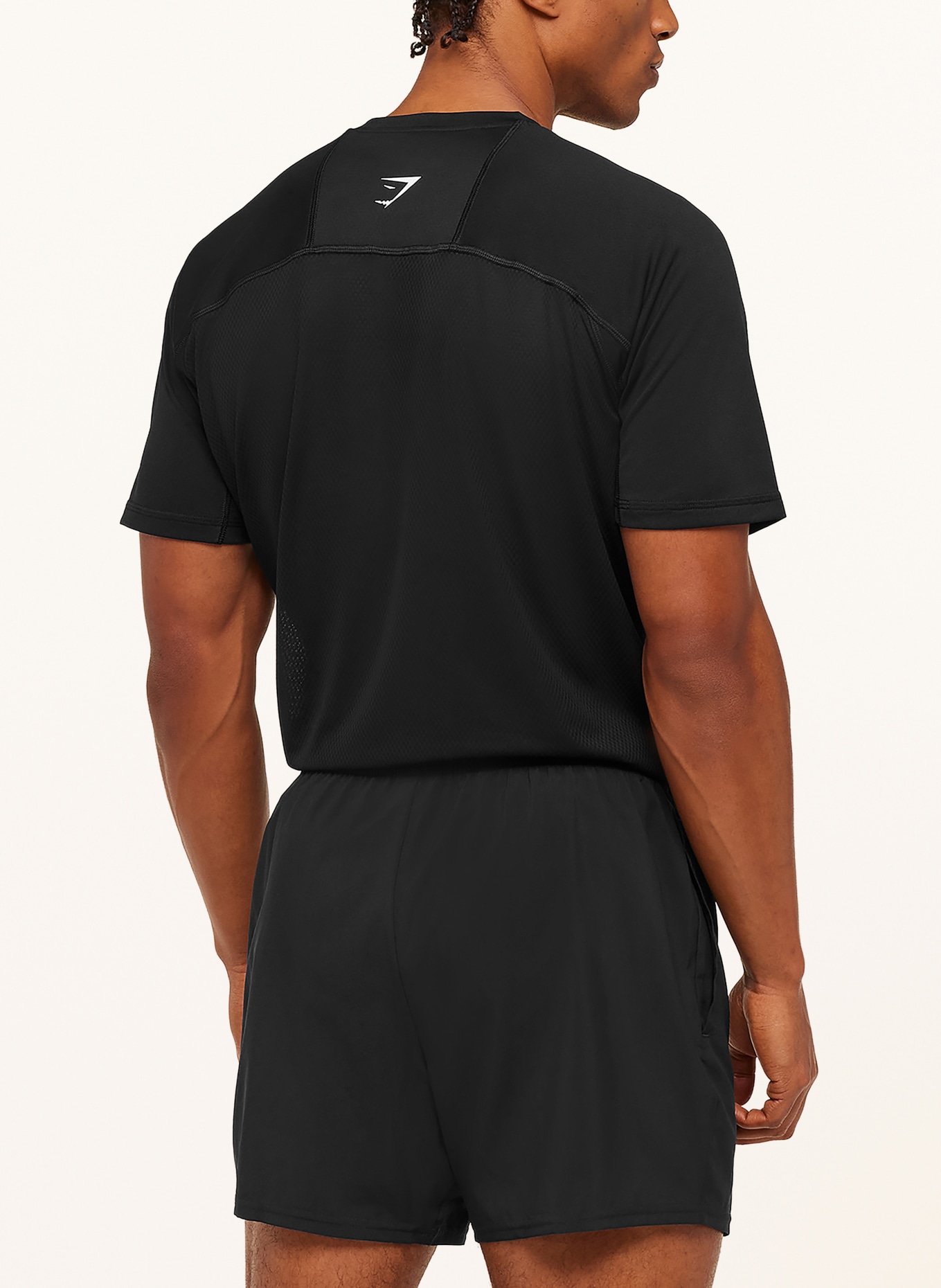 GYMSHARK T-Shirt GOOD LEVEL: SCHWARZ / WEISS