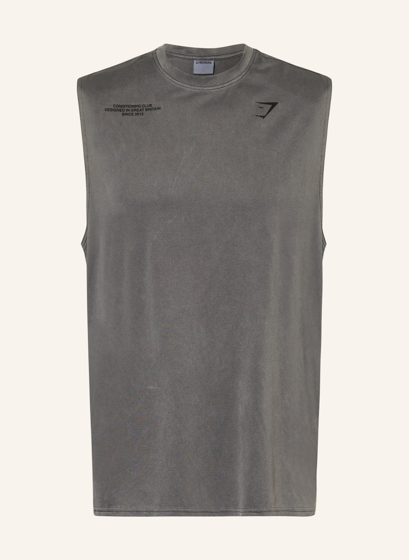 GYMSHARK Tanktop CONDITIONING CLUB WASHED: GRAU