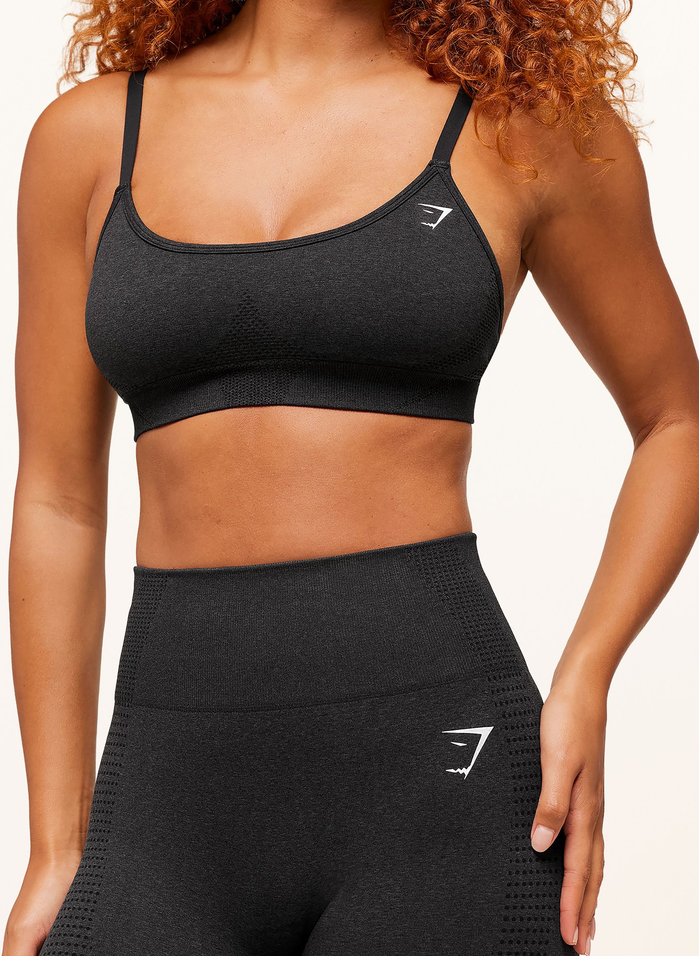 GYMSHARK Tights VITAL SEAMLESS: SCHWARZ / WEISS