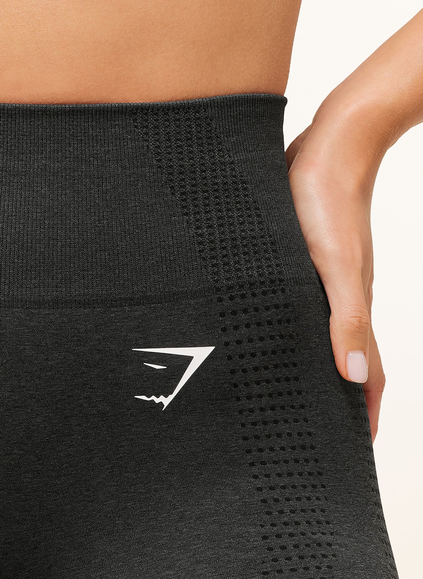 GYMSHARK Collants VITALSEAMLESS 2.0: NOIR / BLANC