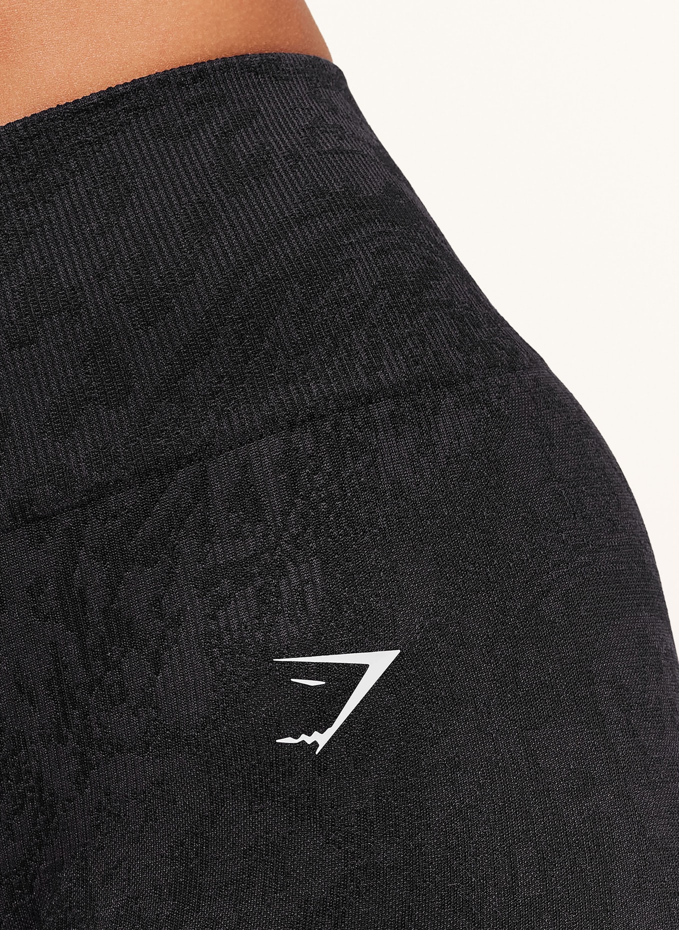 GYMSHARK Collants ADAPT ANIMAL: NOIR / GRIS FONCÉ